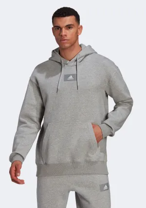 Adidas Herren Essentials Feelvivid Baumwolle-Fleece Drop-Shoulder Kapuzenpullover
