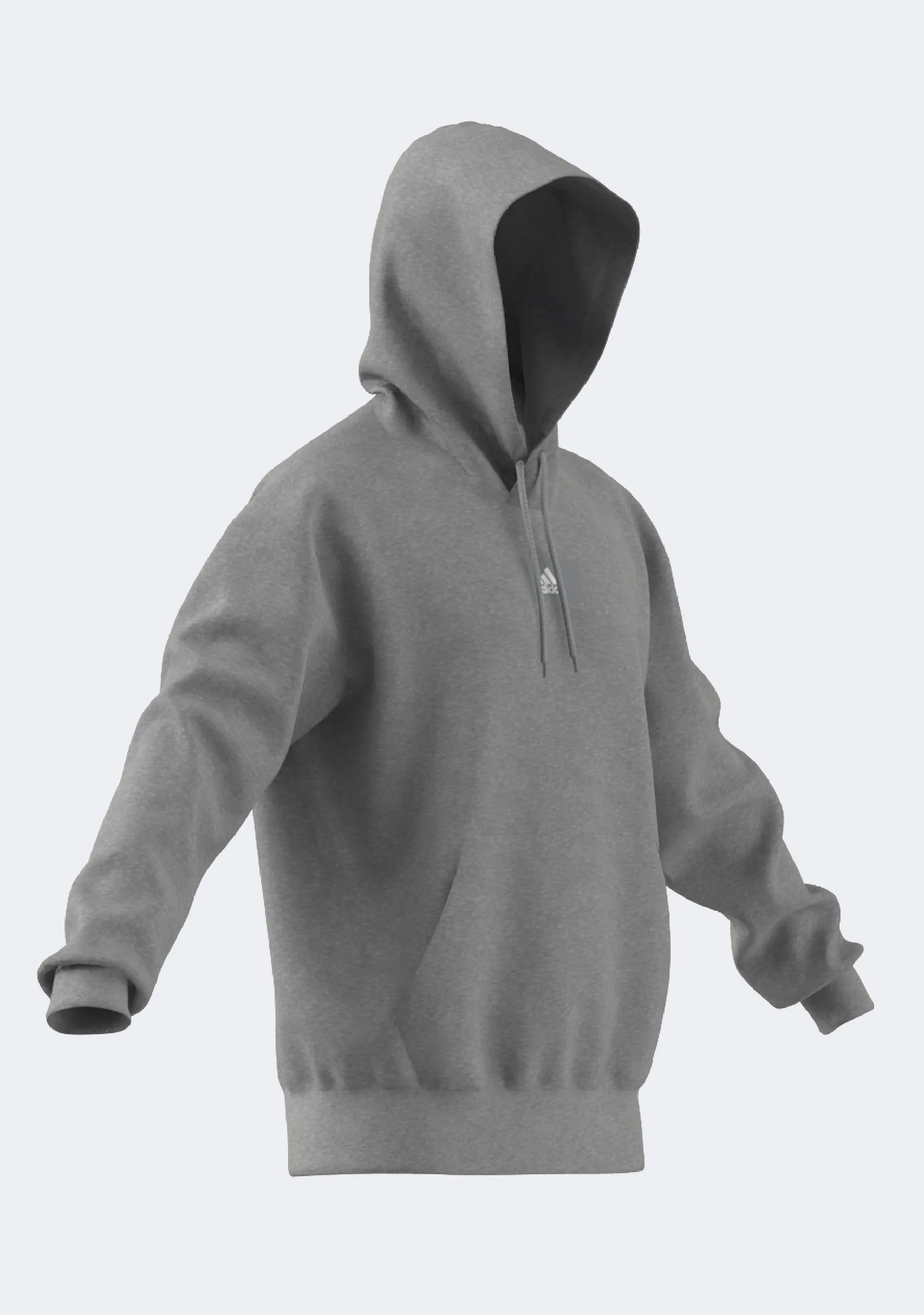 Adidas Herren Essentials Feelvivid Baumwolle-Fleece Drop-Shoulder Kapuzenpullover