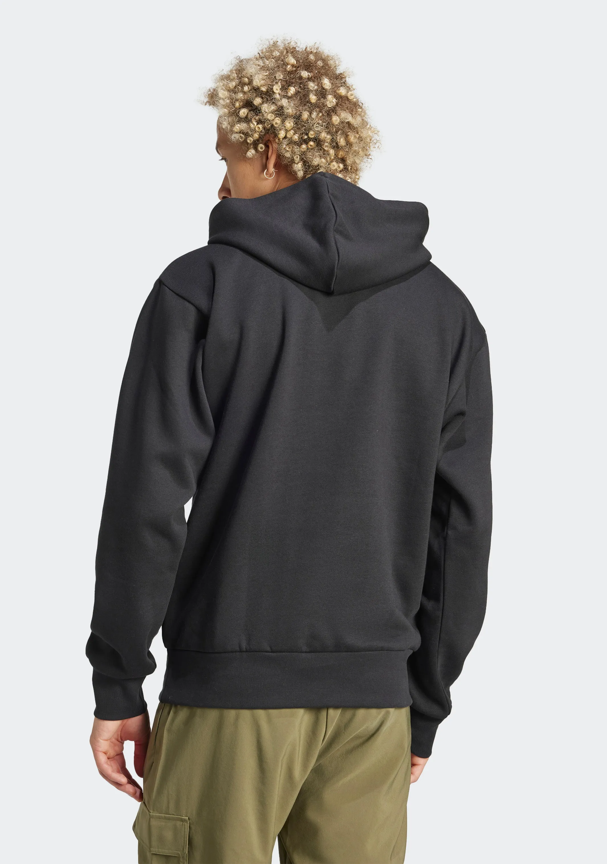 Adidas Herren Essentials Fleece Hoodie mit großem Logo