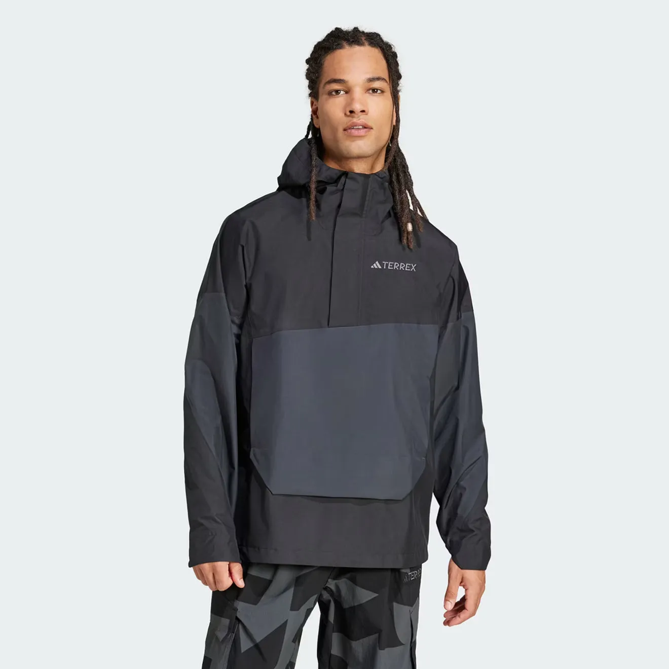 Adidas Terrex Xploric 2.5L Climaproof Anorak Schwarz / Kohlenstoff