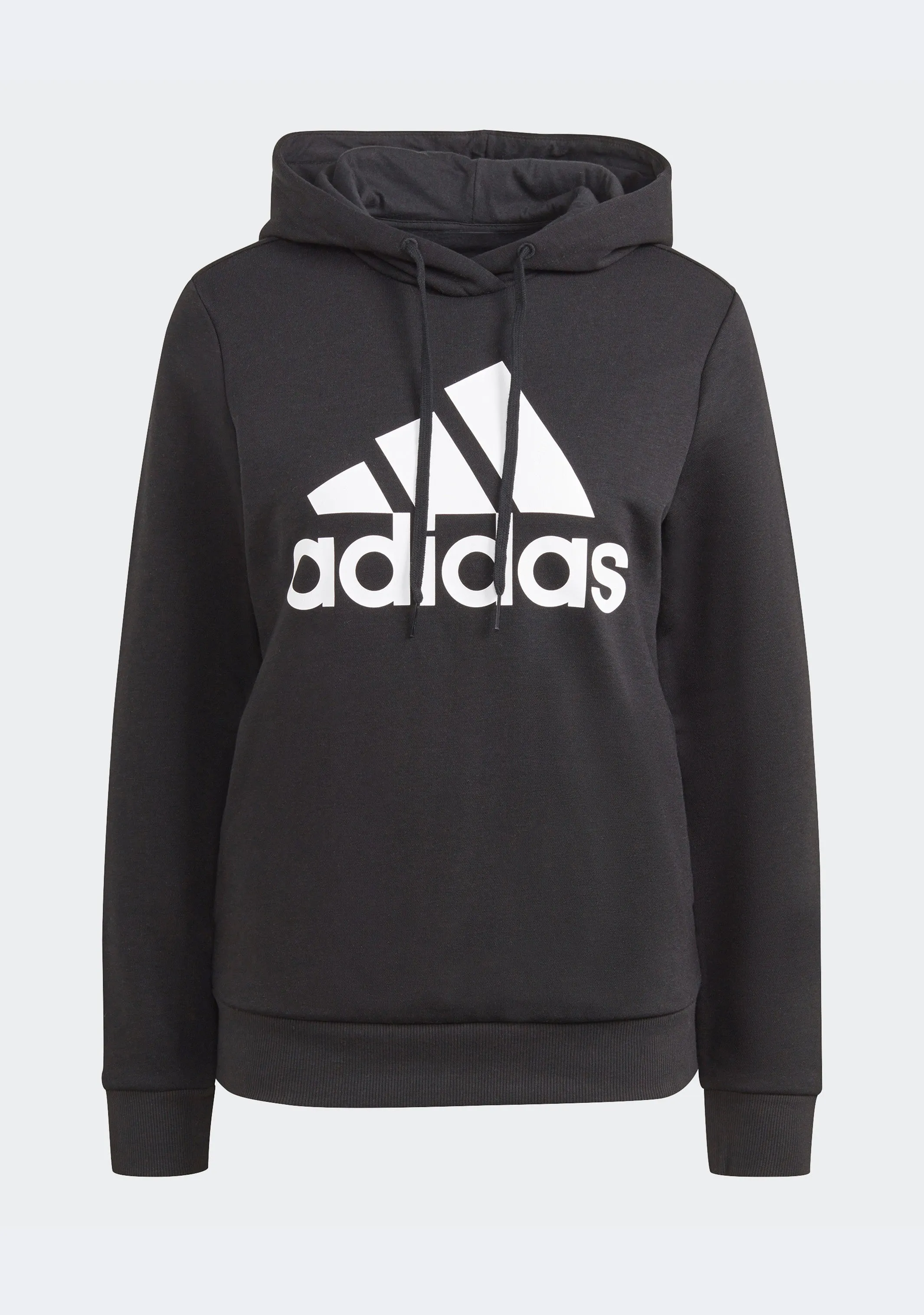 Adidas Damen Essentials Relaxed Logo Hoodie Schwarz