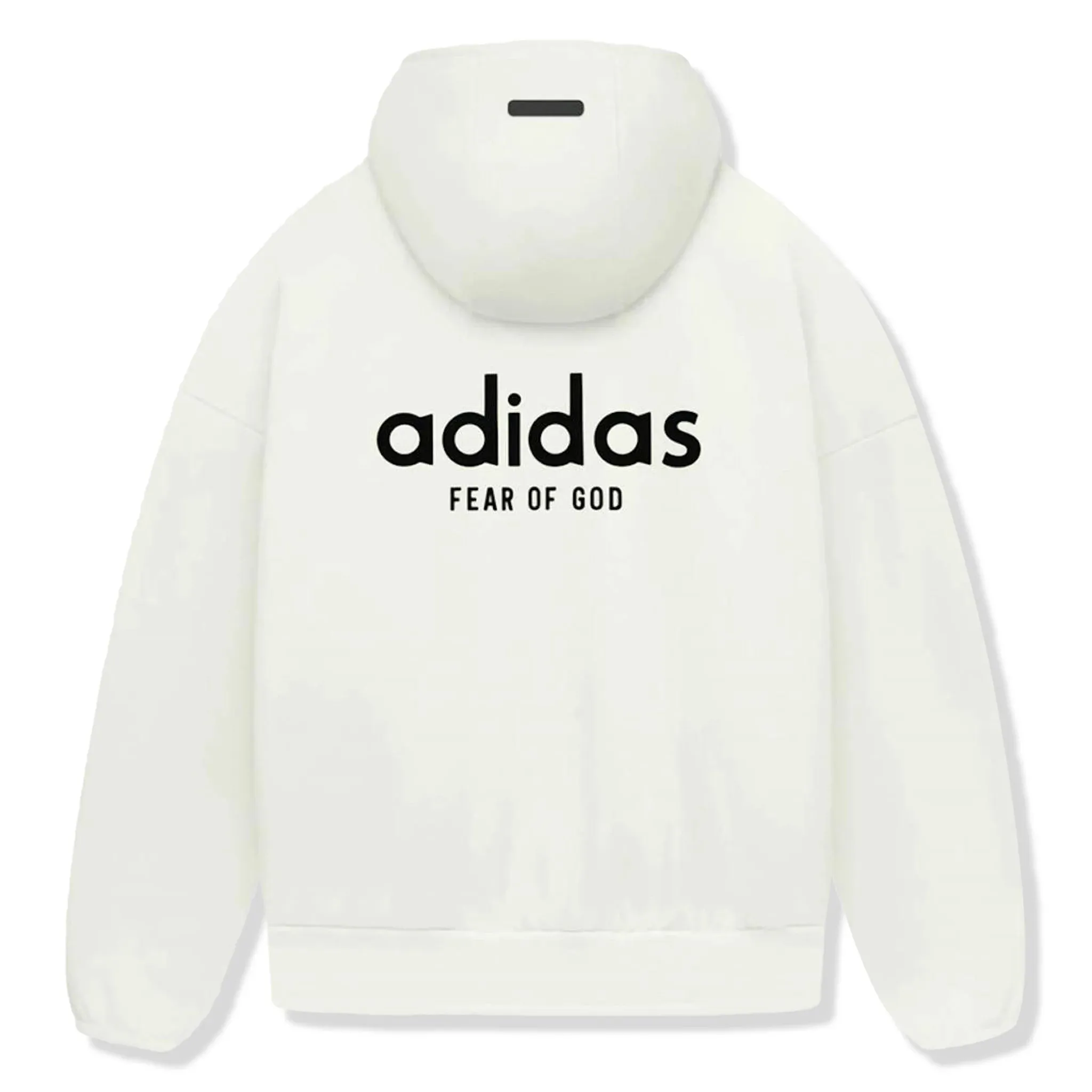 Adidas x Fear Of God Athletics Schwere Fleece Creme Weiß Kapuzenpullover Fear of God Essentials Kleidung