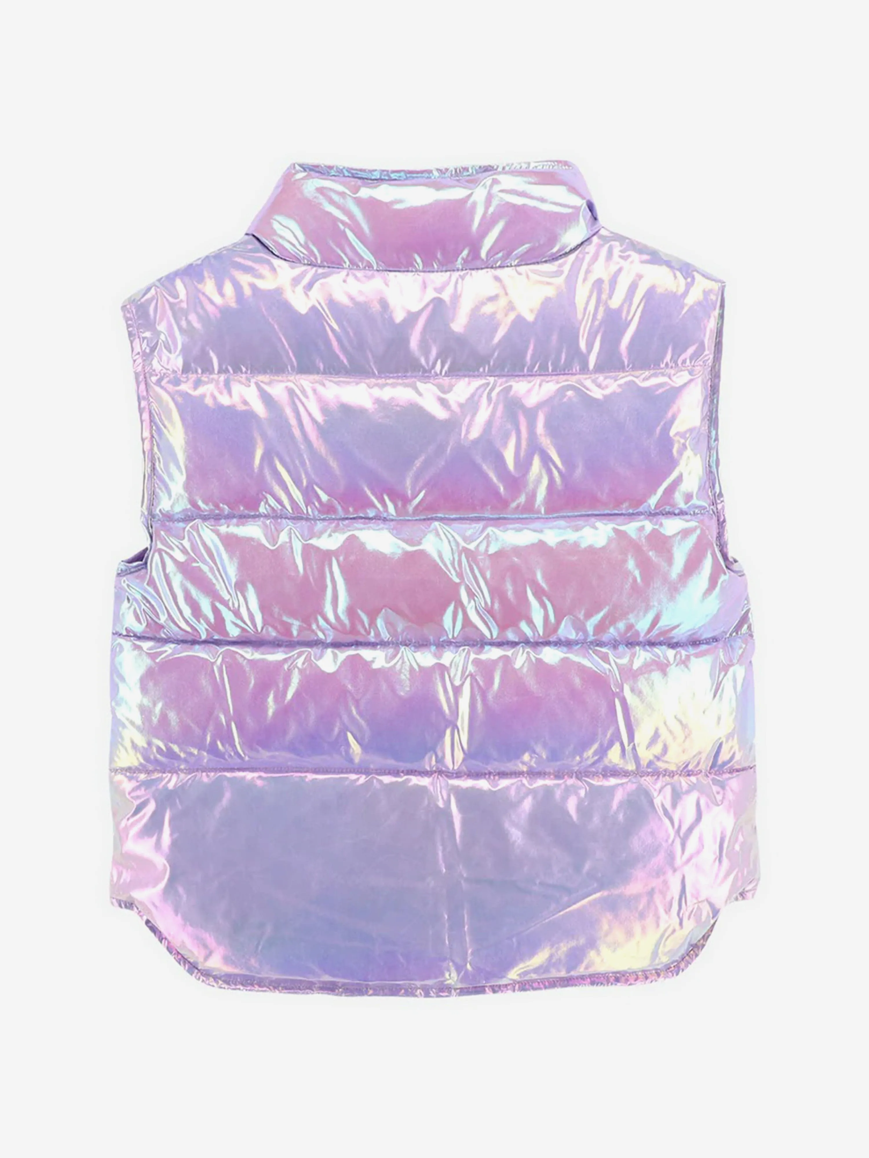 Engelsgesicht Mädchen Tilda Schillerndes Gilet in Rosa