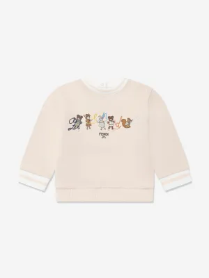 Baby-Tier Logo Sweatshirt in Beige