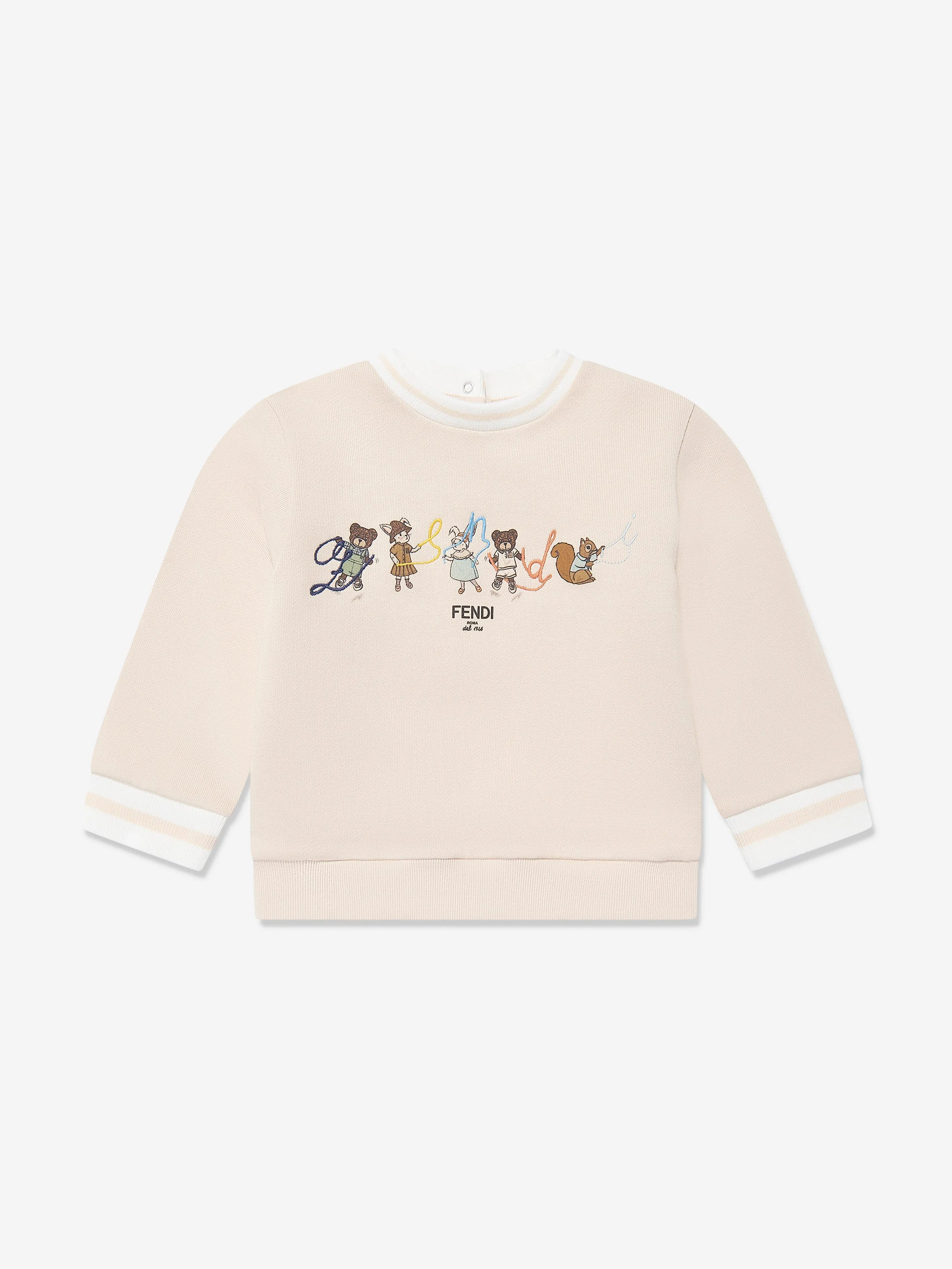 Baby-Tier Logo Sweatshirt in Beige
