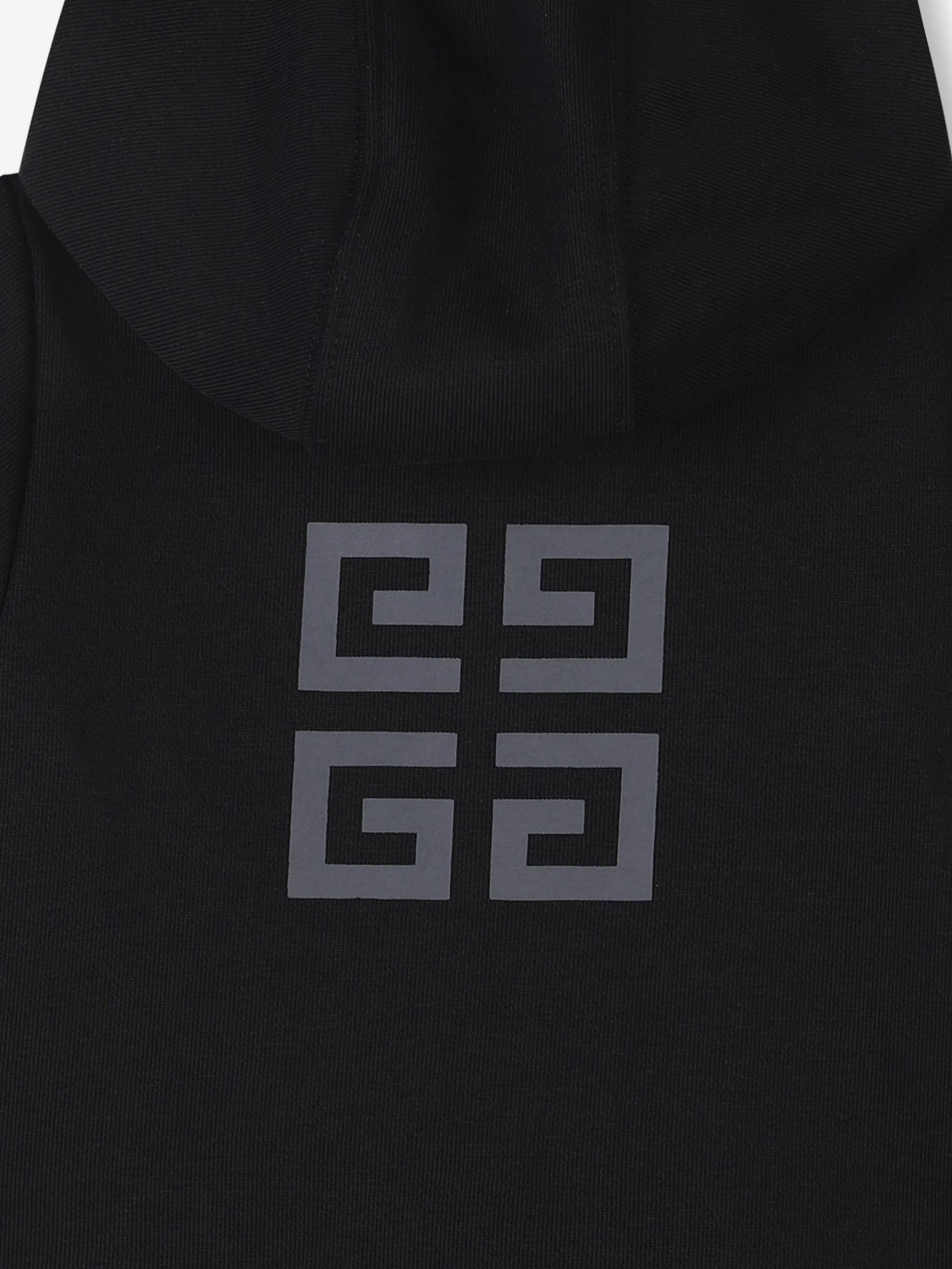Baby Boys 4G Logo Reißverschluss-Oberteil in Schwarz