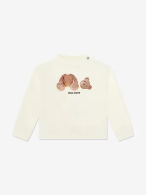 Baby Girls Bären Sweatshirt in Elfenbein