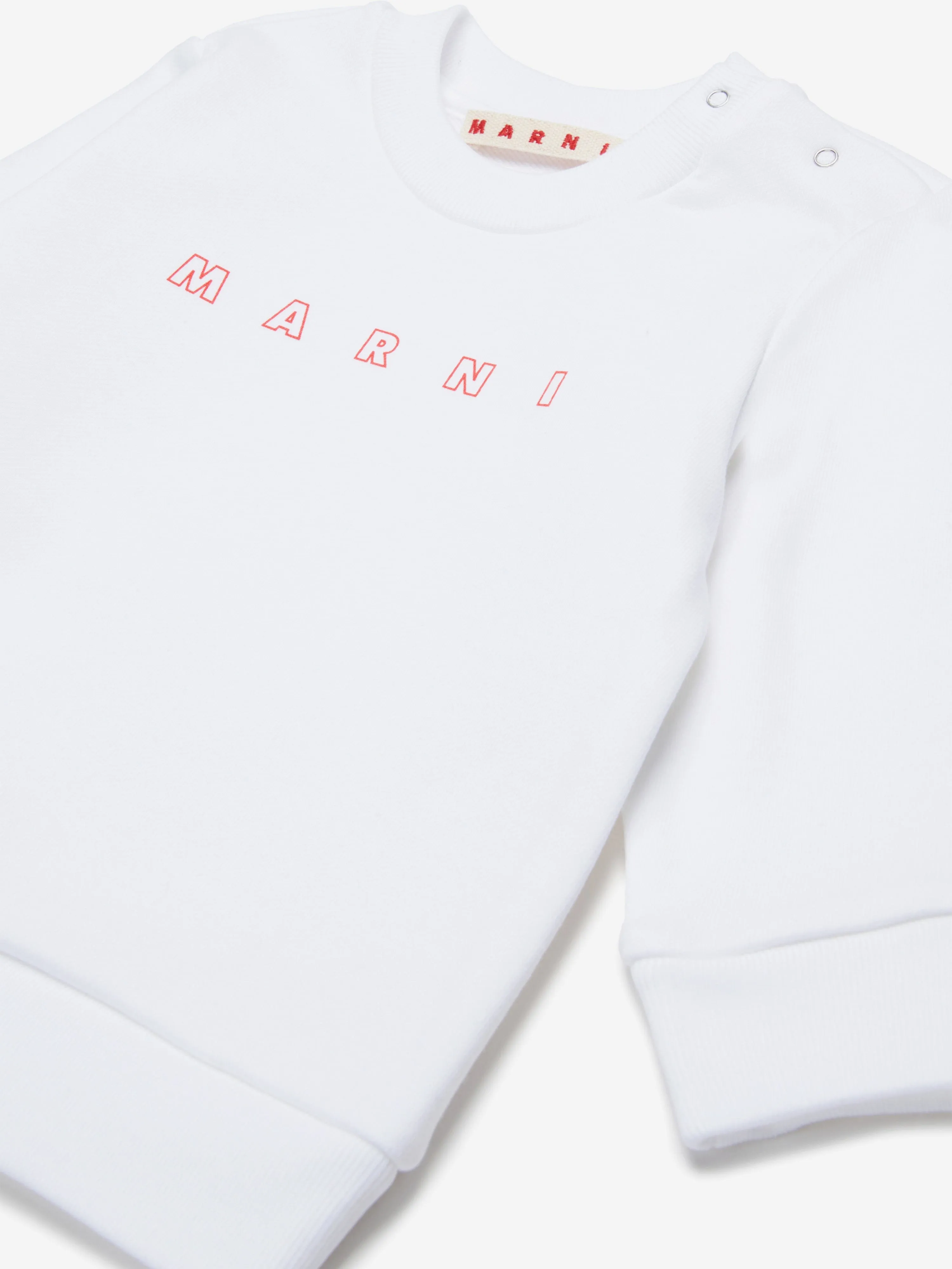 Baby Girls Logo Sweatshirt in Weiß