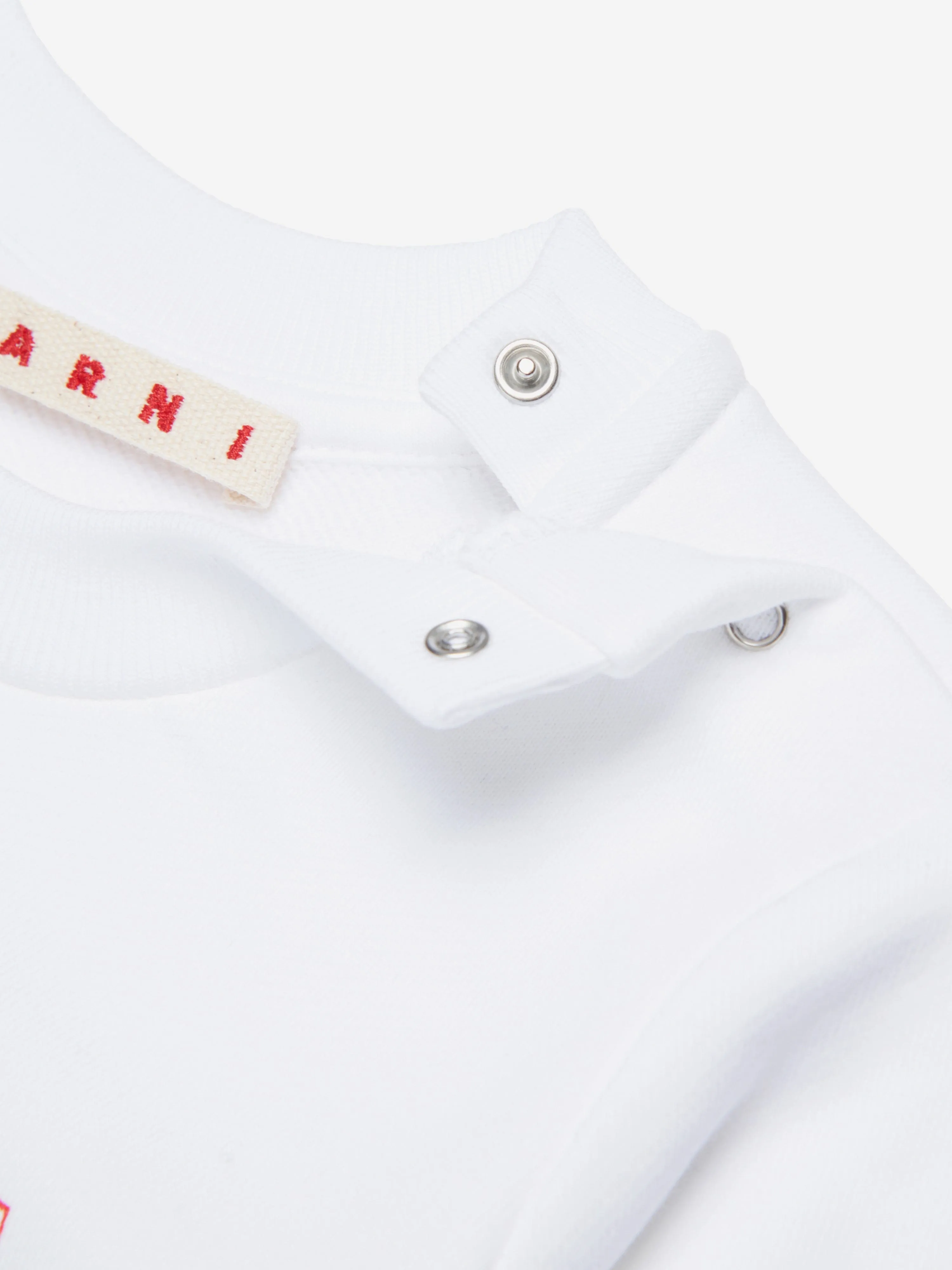 Baby Girls Logo Sweatshirt in Weiß