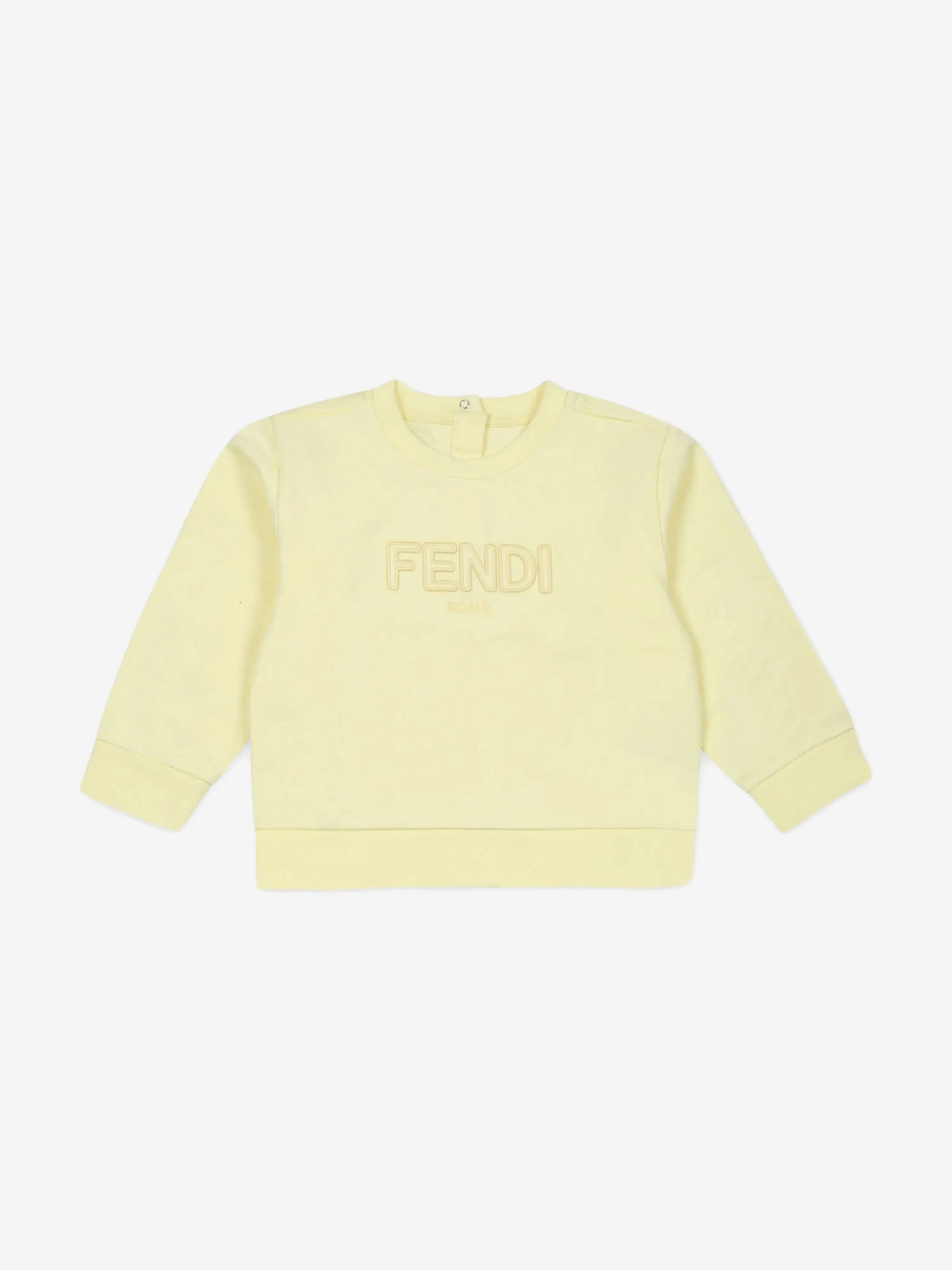 Baby-Logo-Sweatshirt in Gelb