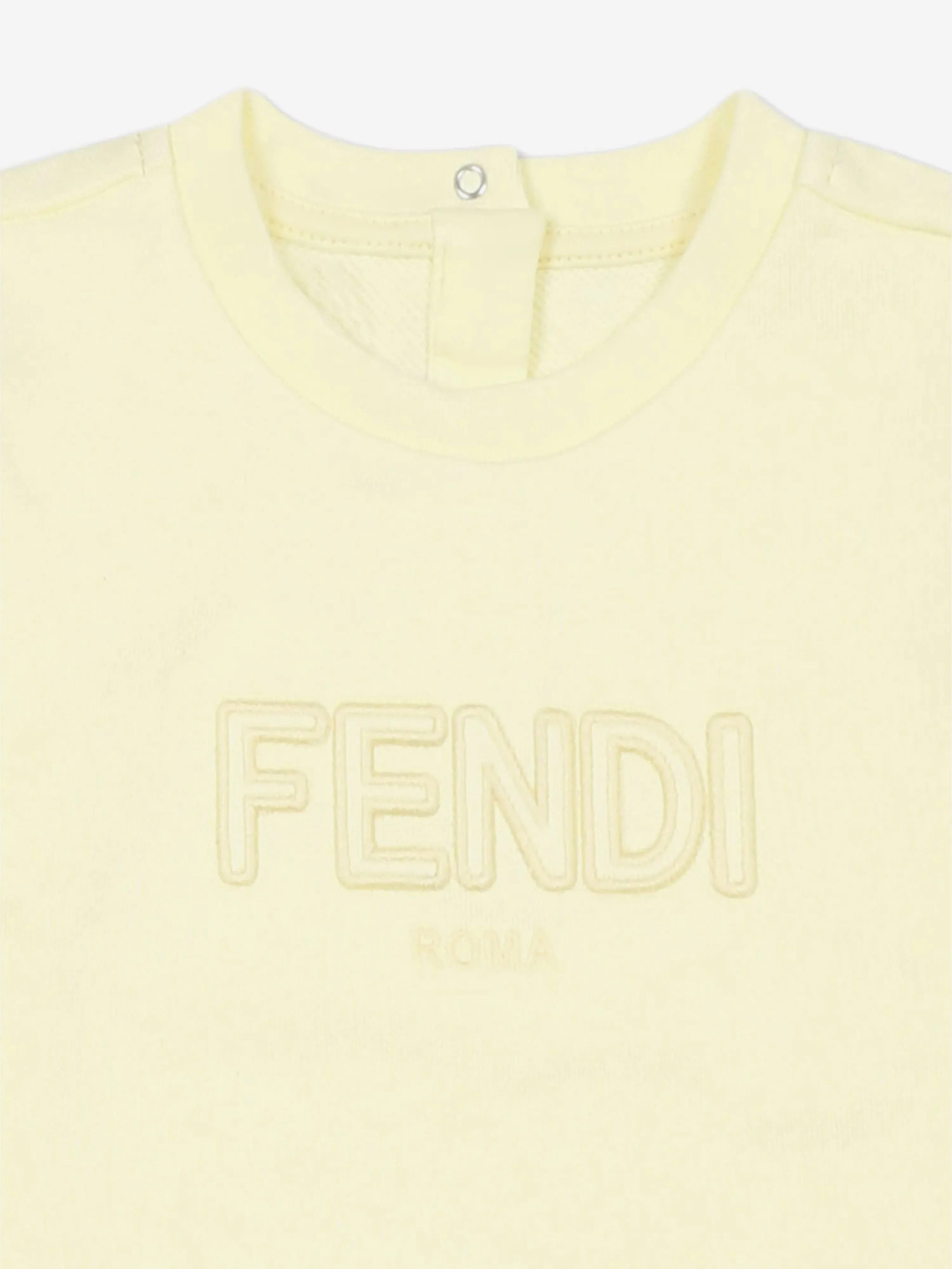 Baby-Logo-Sweatshirt in Gelb