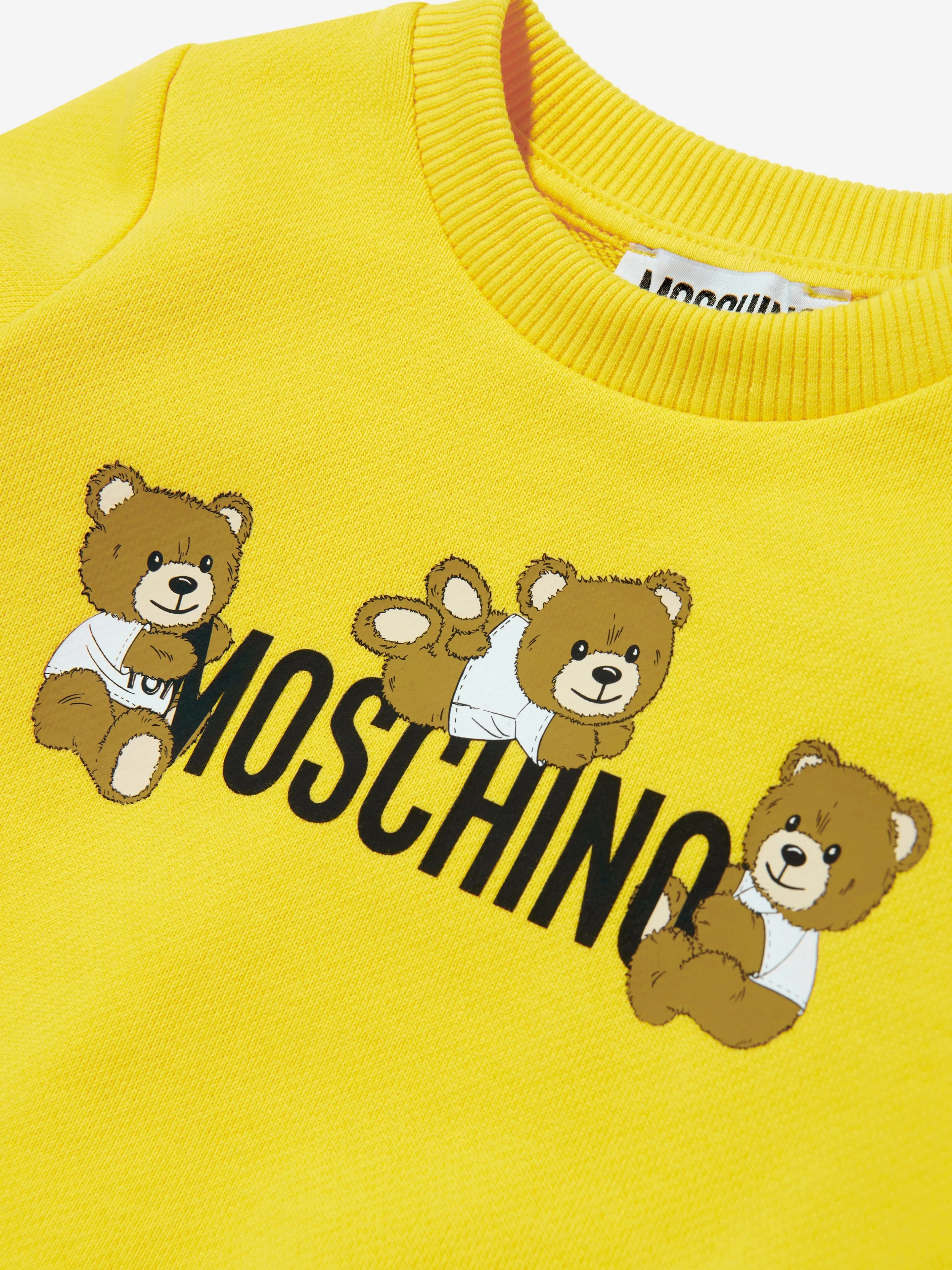 Baby Teddybär Logo Sweatshirt in Gelb