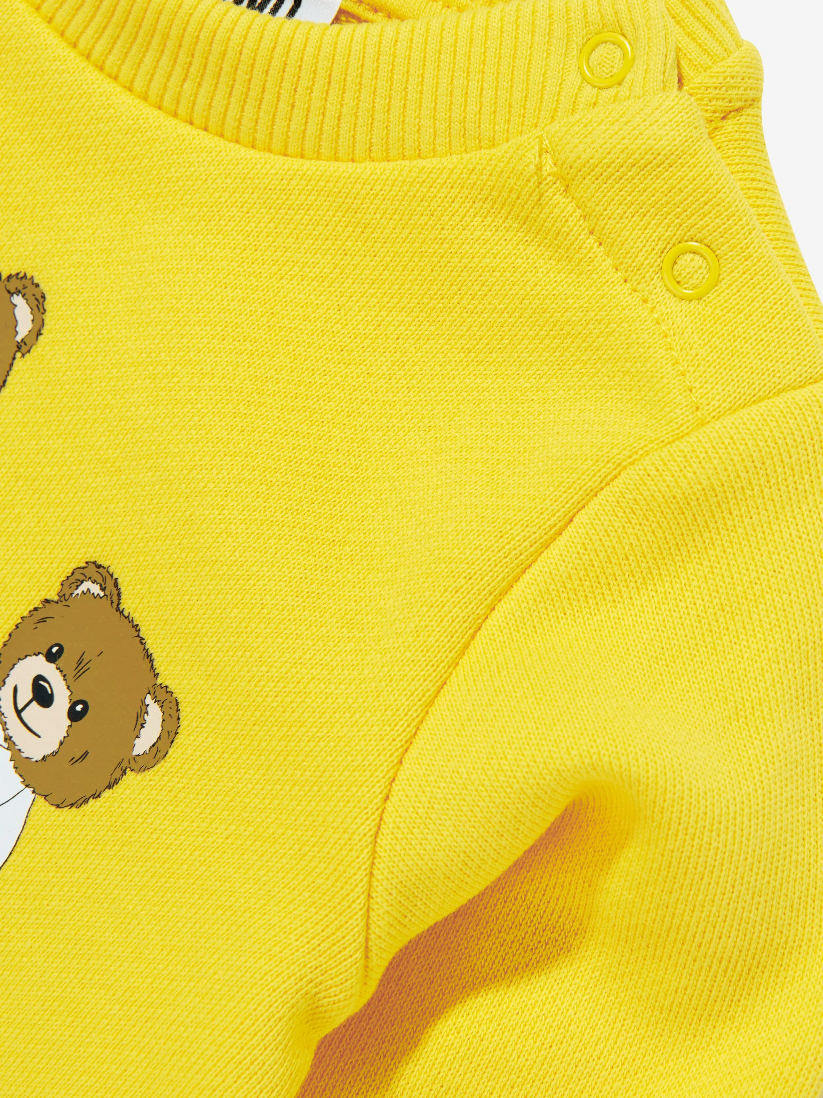 Baby Teddybär Logo Sweatshirt in Gelb