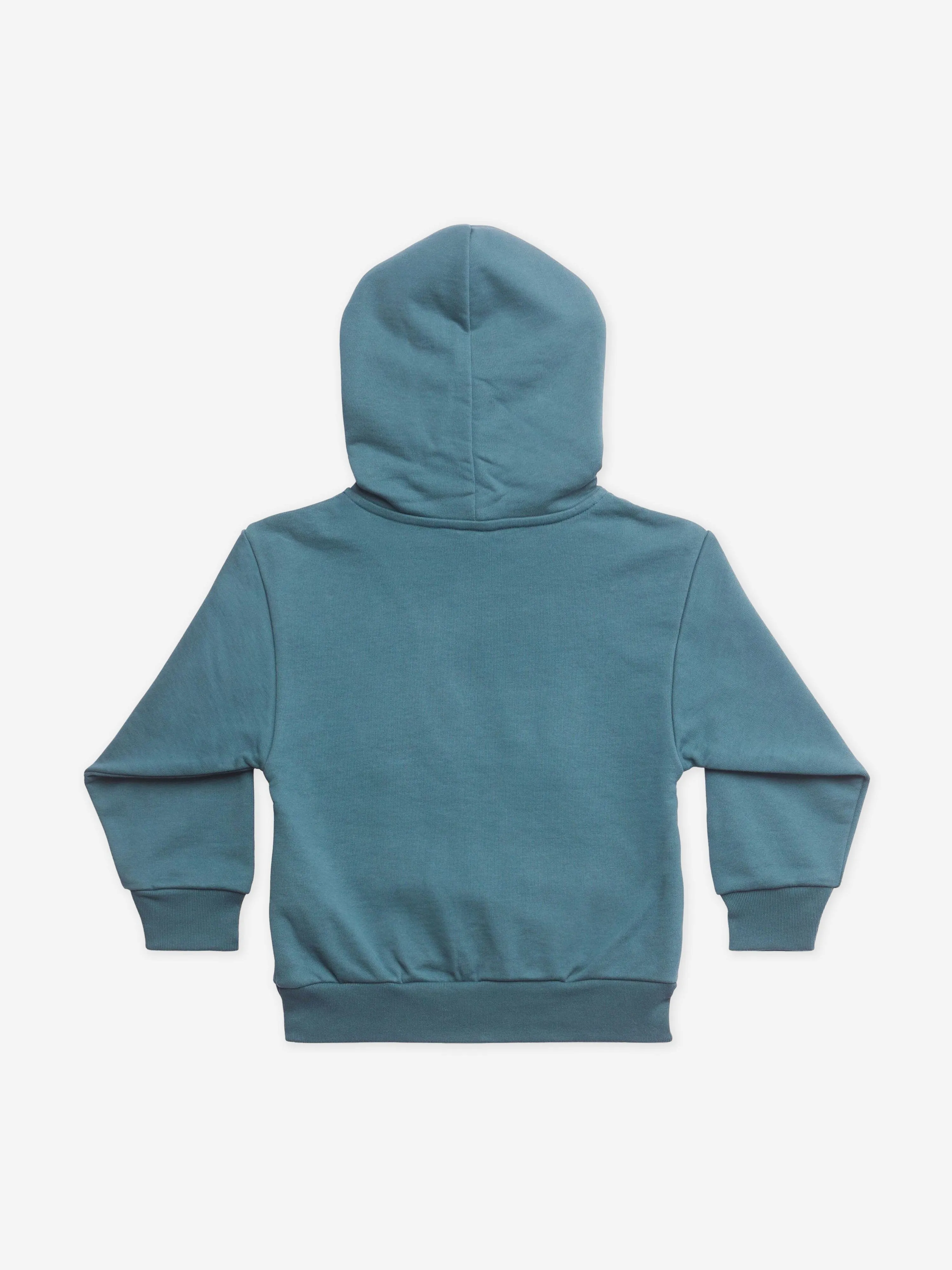 Balenciaga Kids Logo Hoodie in Petrol