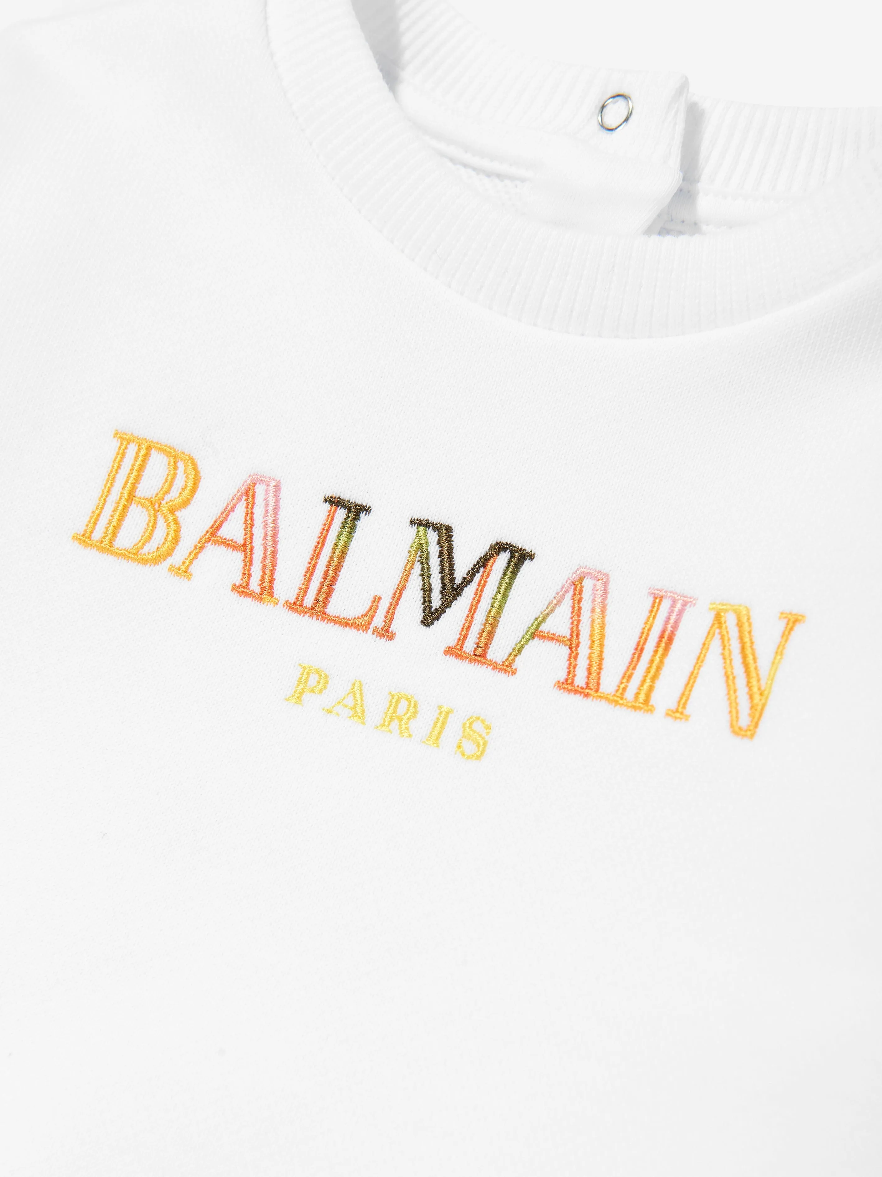 Balmin Baby Logo Sweatshirt in Weiß