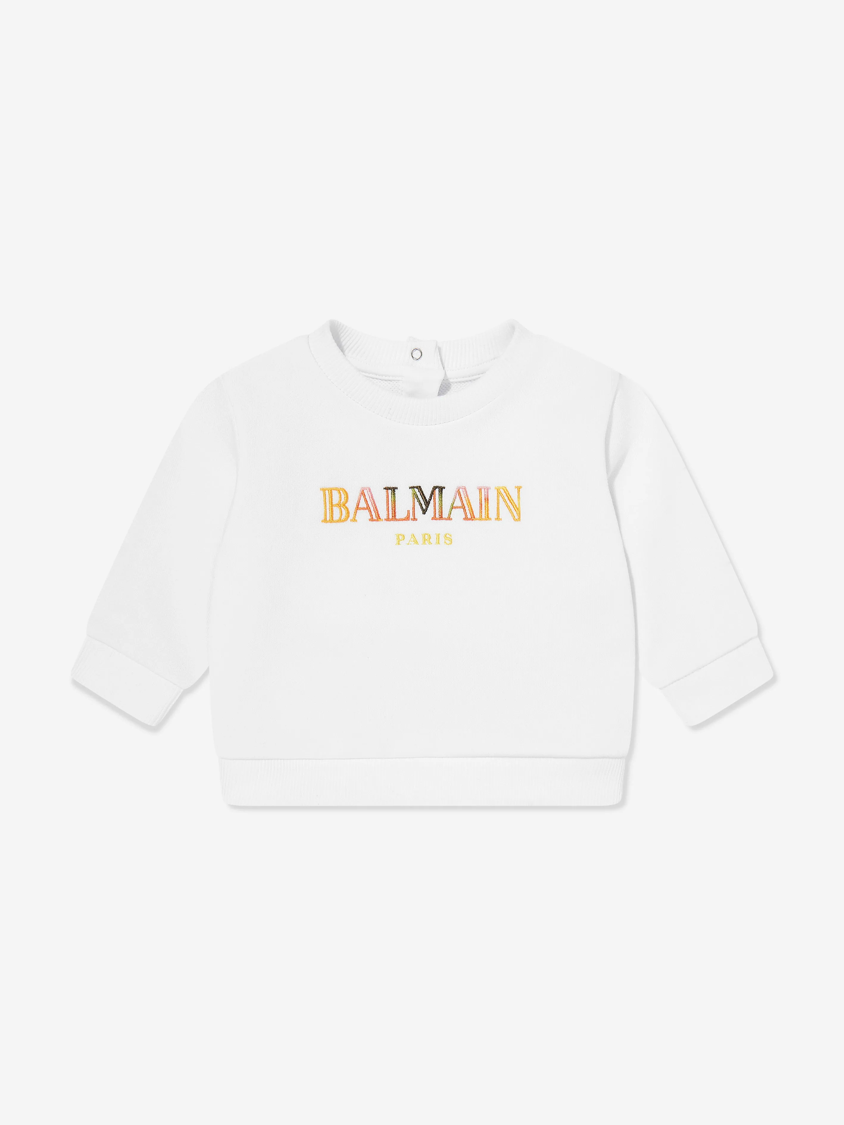Balmin Baby Logo Sweatshirt in Weiß