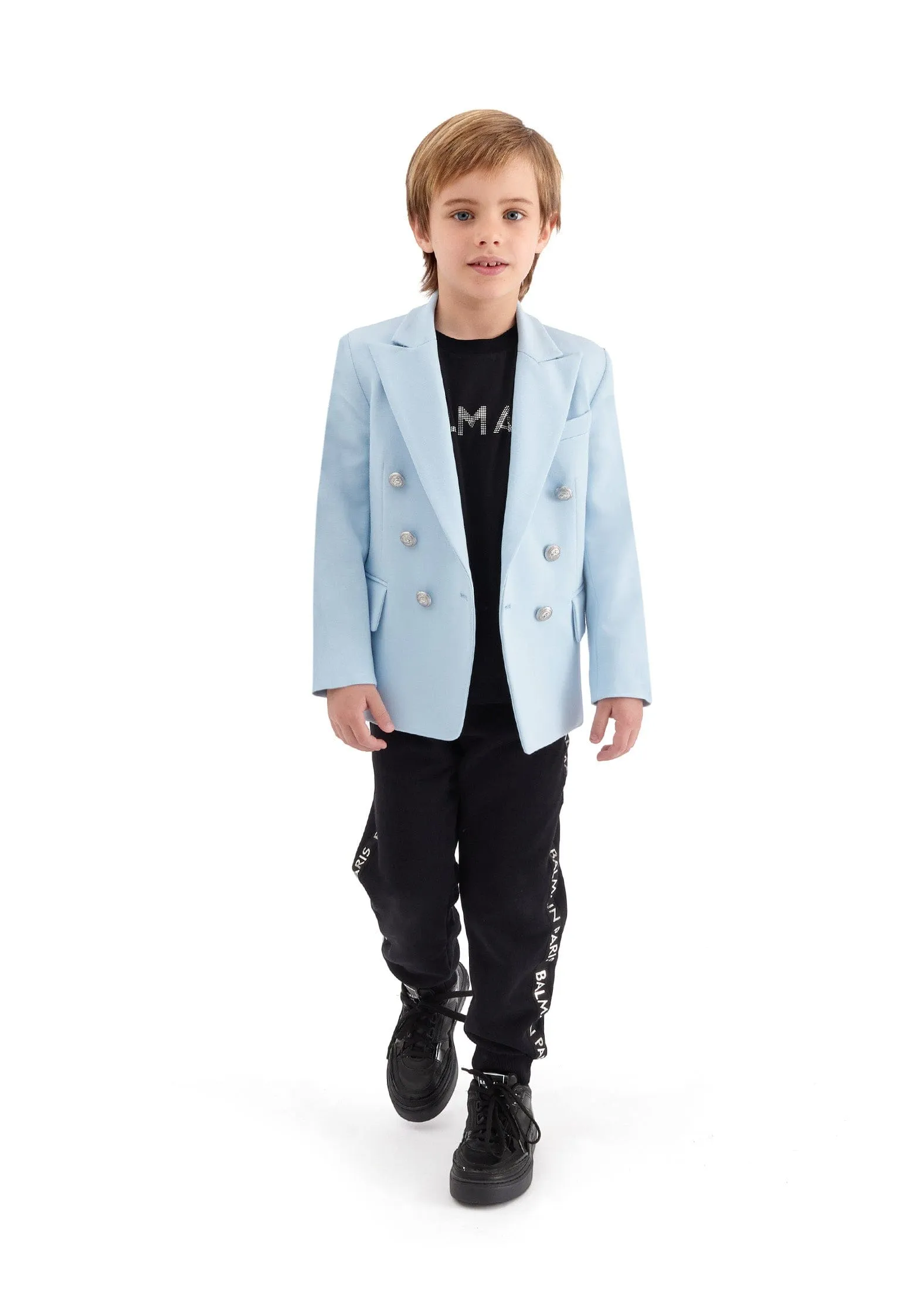 Balmain Jungen Anzugjacke in Blau