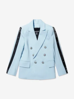 Balmain Jungen Anzugjacke in Blau