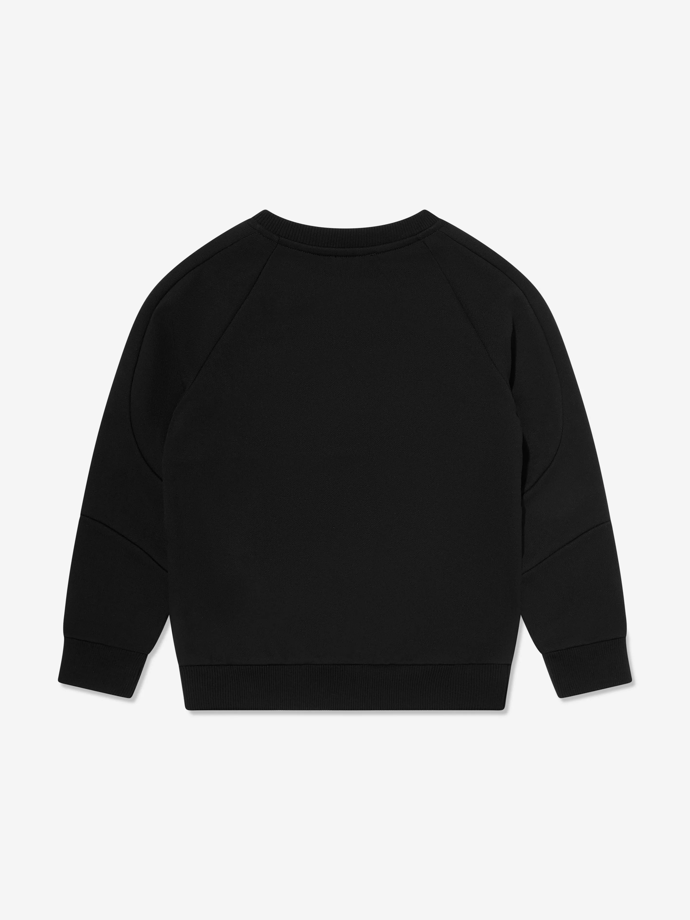 Balmain Kids Logo-Sweatshirt in Schwarz