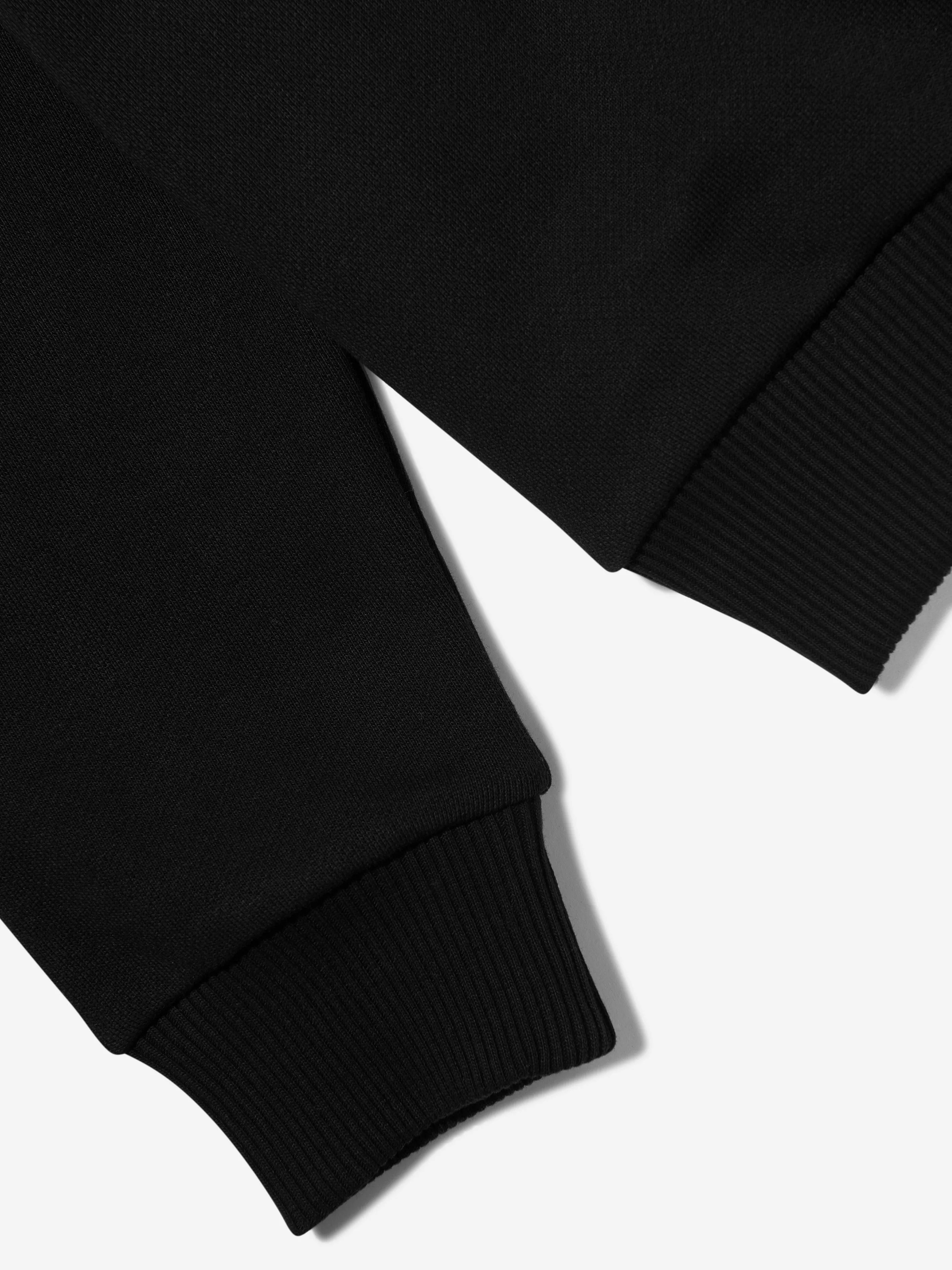 Balmain Kids Logo-Sweatshirt in Schwarz