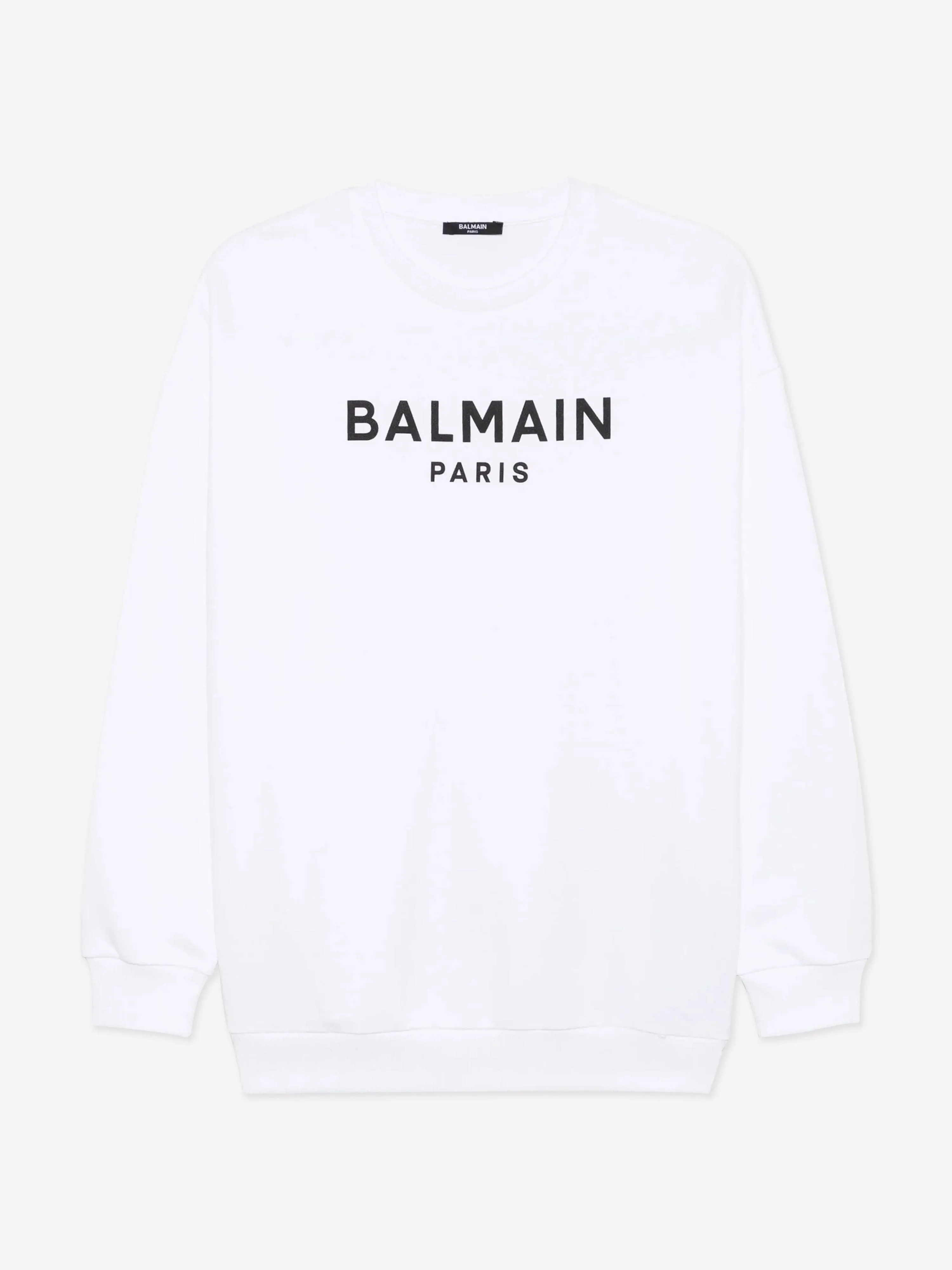 Balmain Kids Logo-Sweatshirt in Weiß