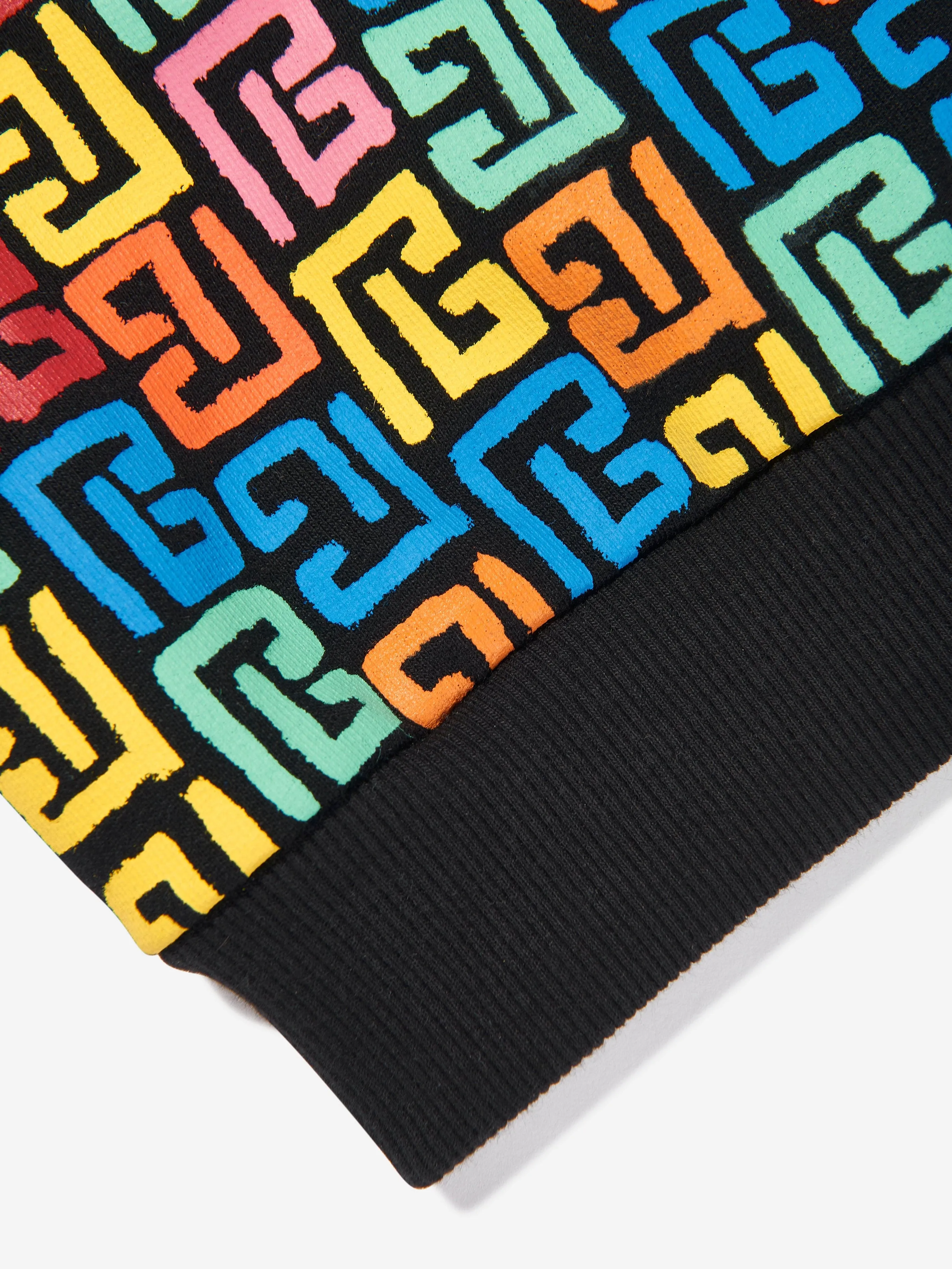 Balmain Kids Monogram Hoodie in Mehrfarben
