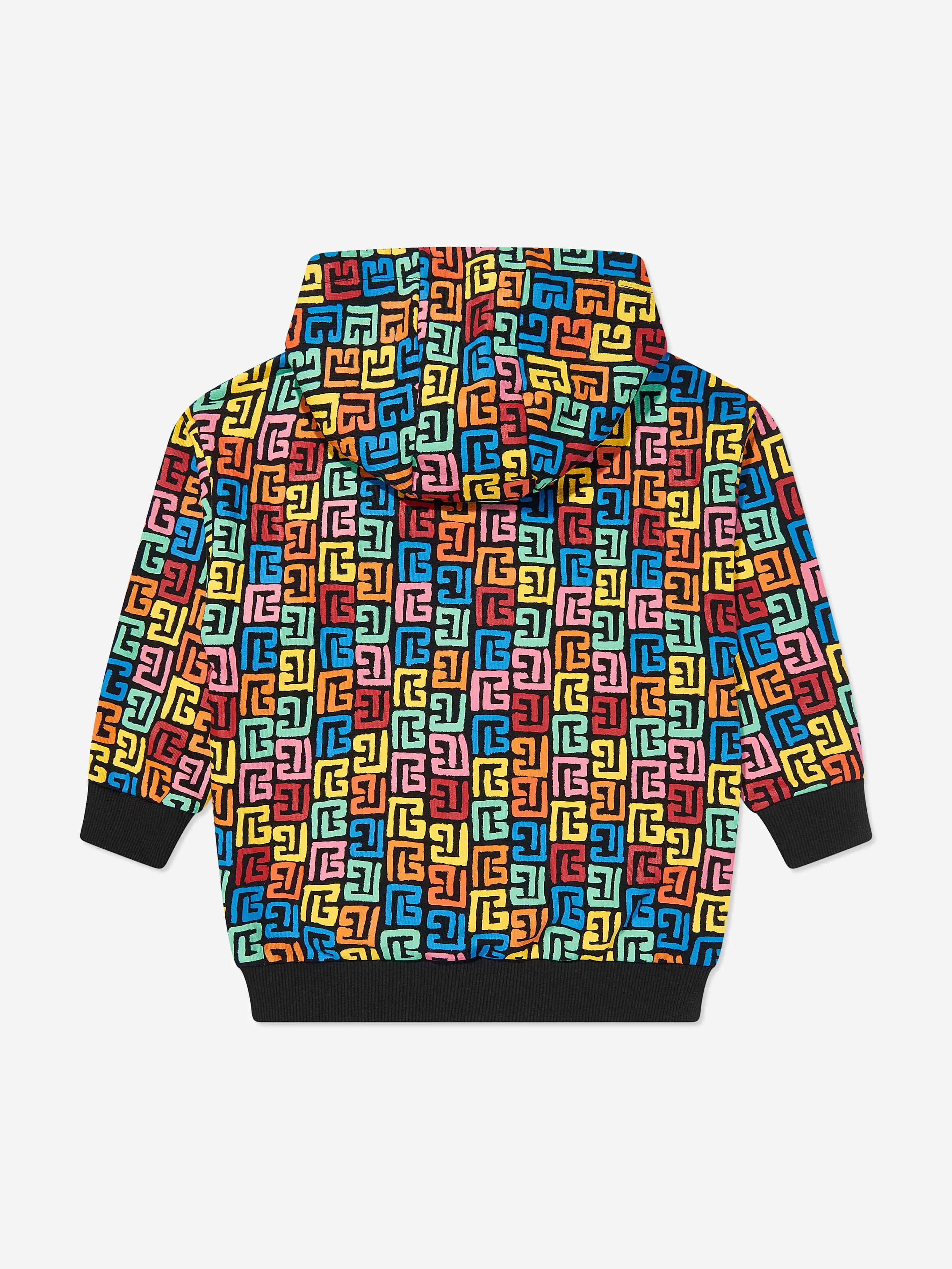 Balmain Kids Monogram Hoodie in Mehrfarben