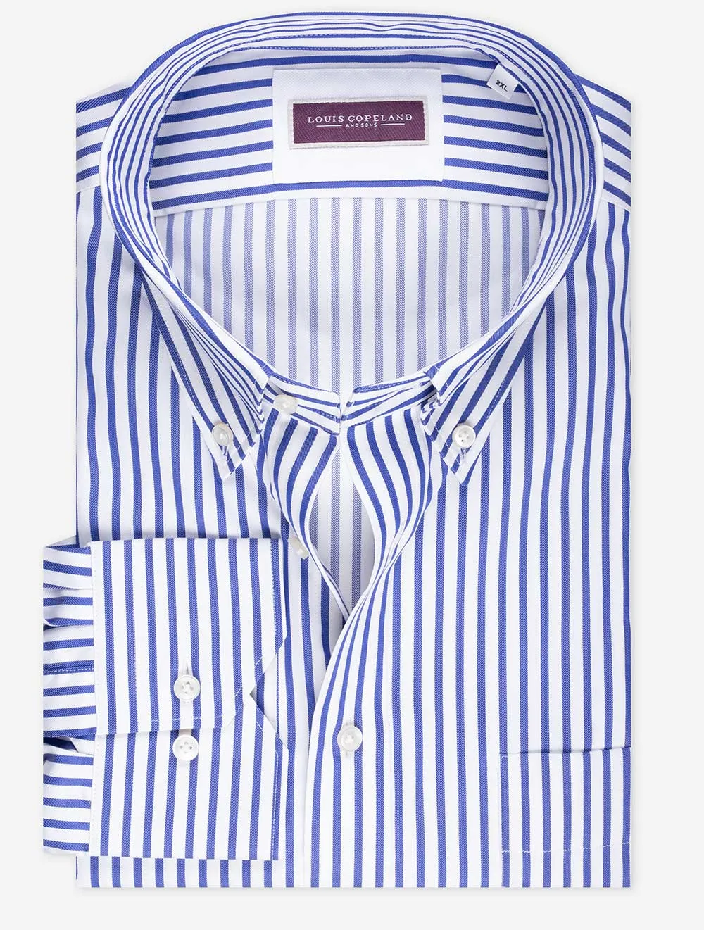 Banker Button-Down-Hemd Blau