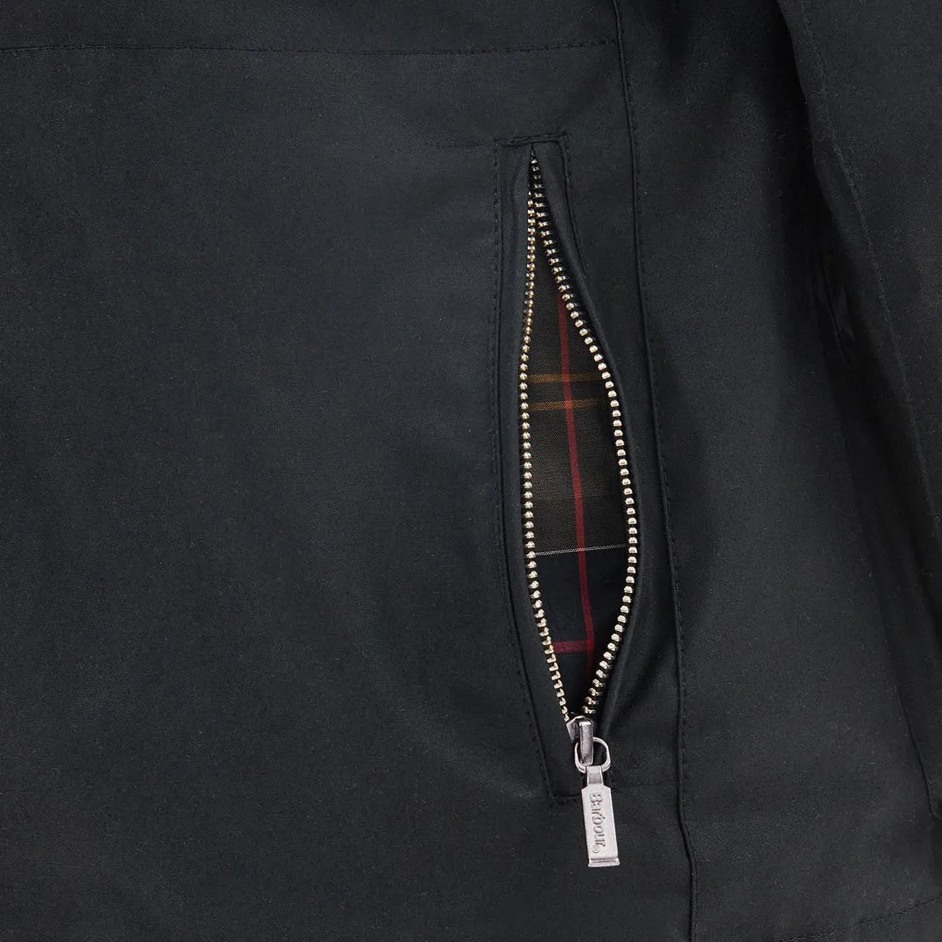 Barbour Beacon Sports Wachsjacke Schwarz