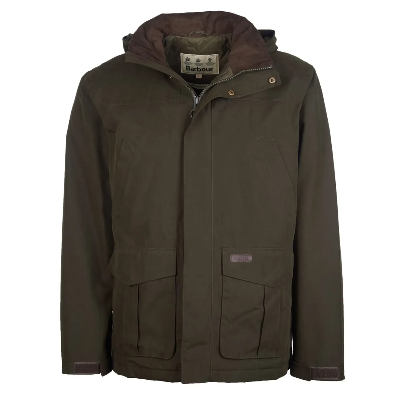 Barbour Brockstone Jacke Dunkeloliv