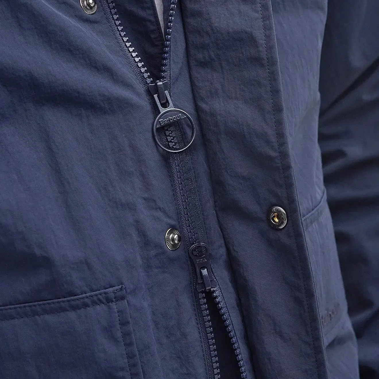 Barbour Kapuzen Utility Spey Jacke Marineblau