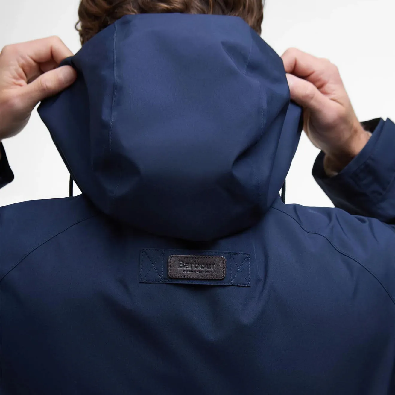 Barbour Trover wasserdichte Jacke Marineblau
