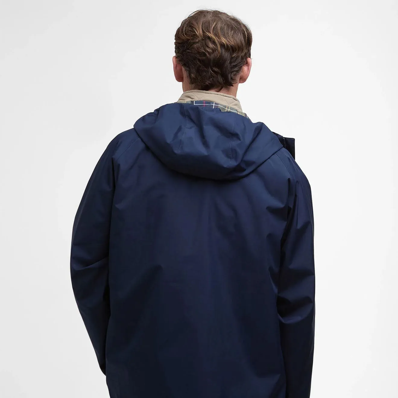 Barbour Trover wasserdichte Jacke Marineblau