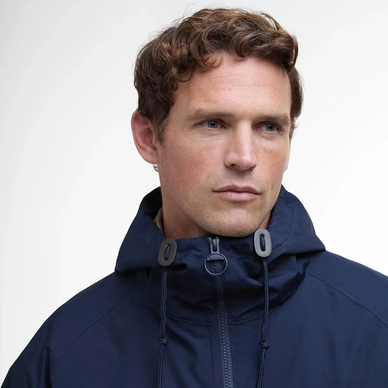 Barbour Trover wasserdichte Jacke Marineblau