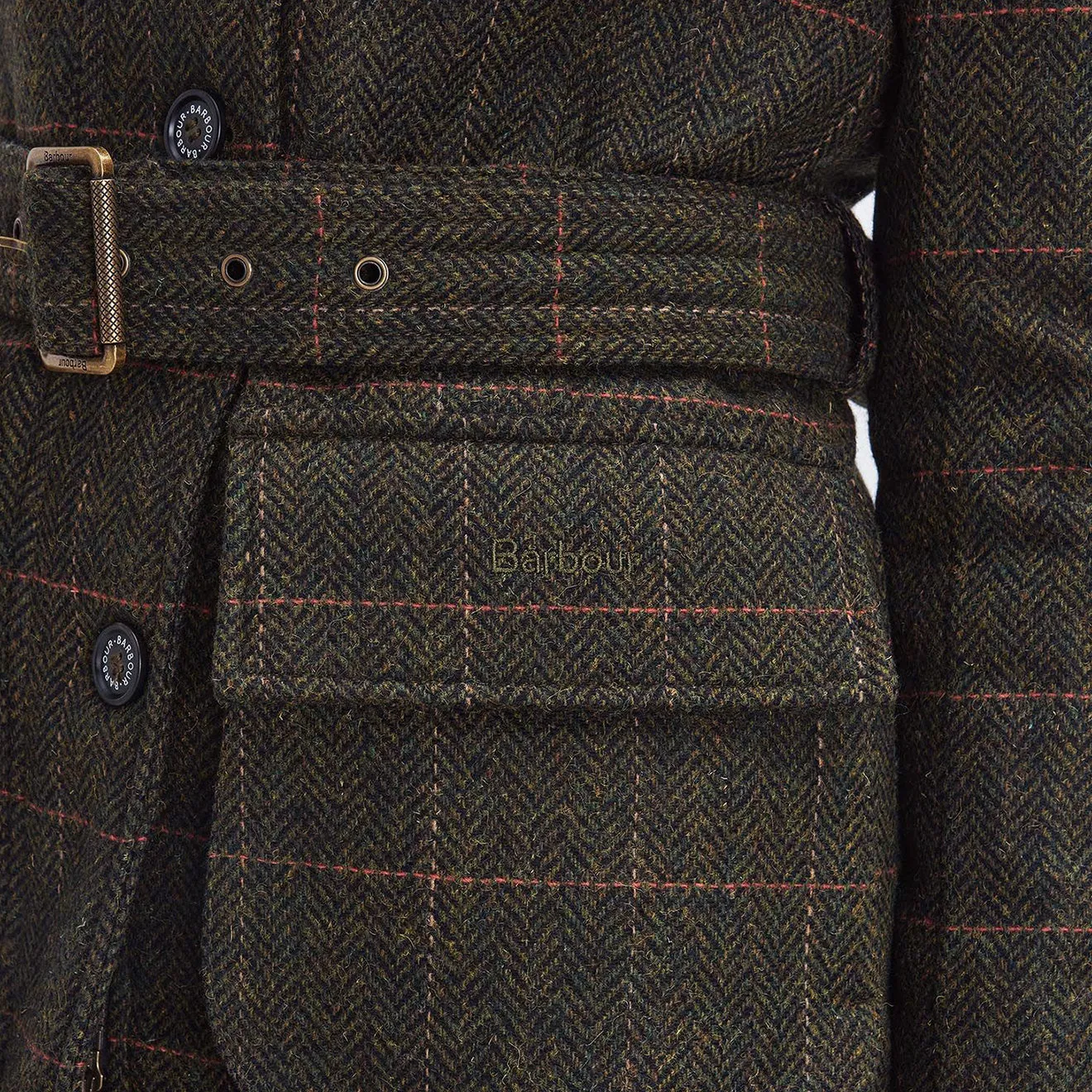 Barbour Damen Hollie Wolljacke Gewürzter Kürbis