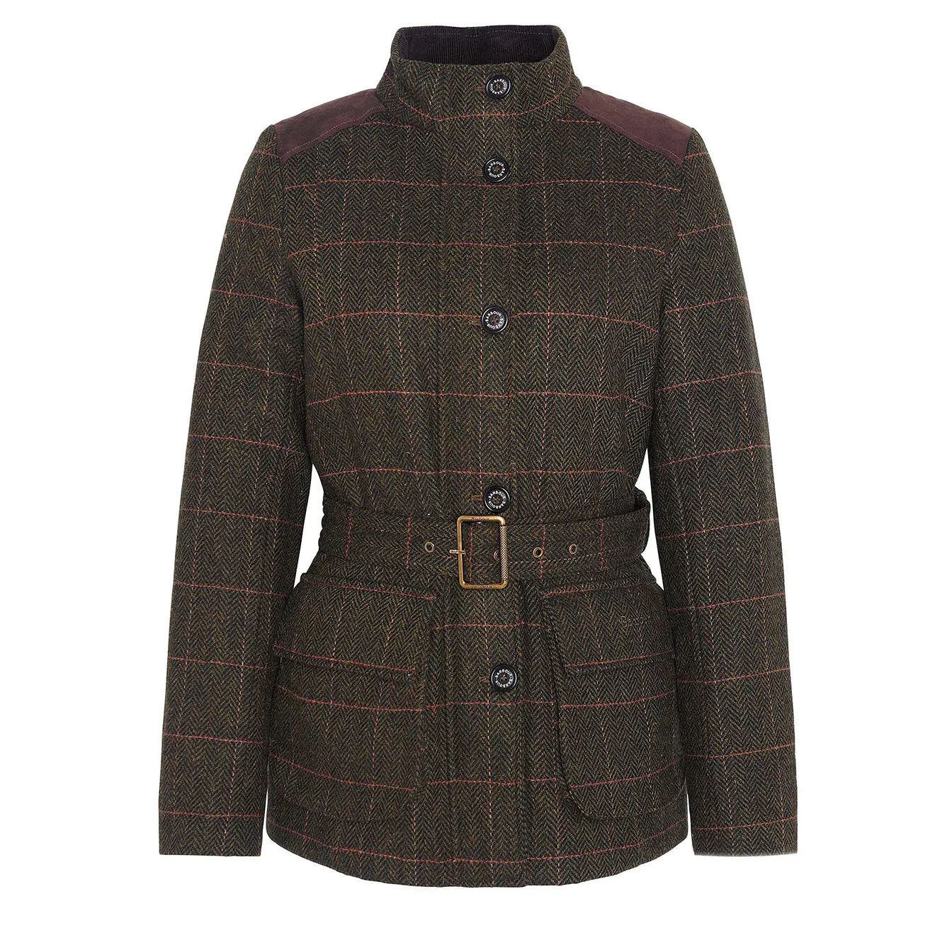 Barbour Damen Hollie Wolljacke Gewürzter Kürbis