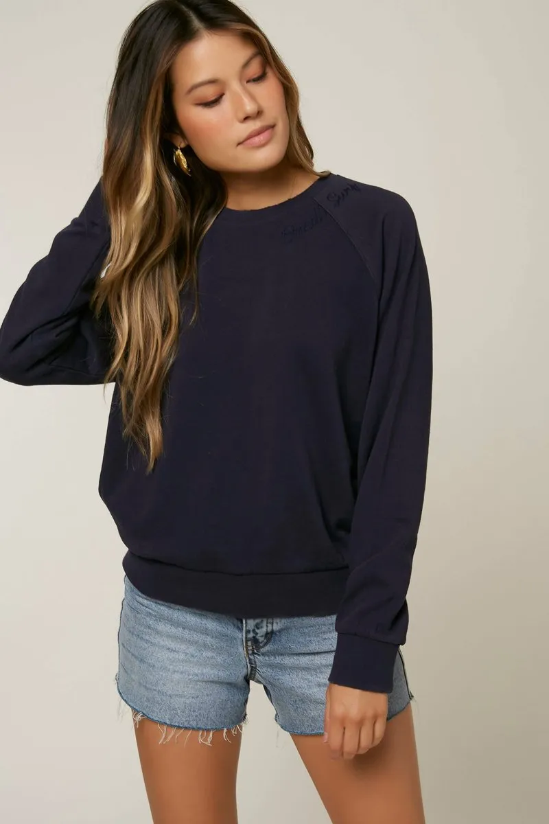 Strandseitiger Crewneck Pullover Fleece