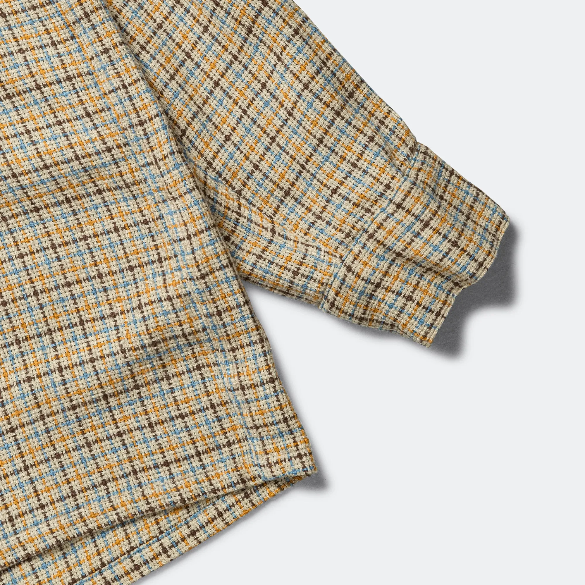 Beams Clothing Offenes B.D. Gunclub Mesh-Hemd - Beige