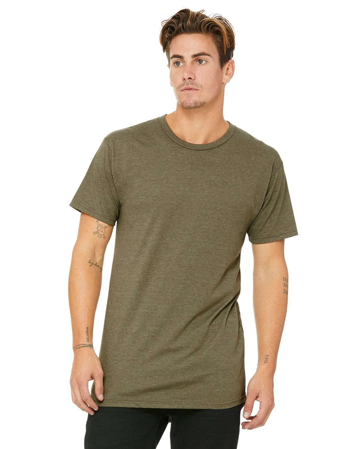 Bella   Canvas 3006 Herren Langkörper Urban T-Shirt