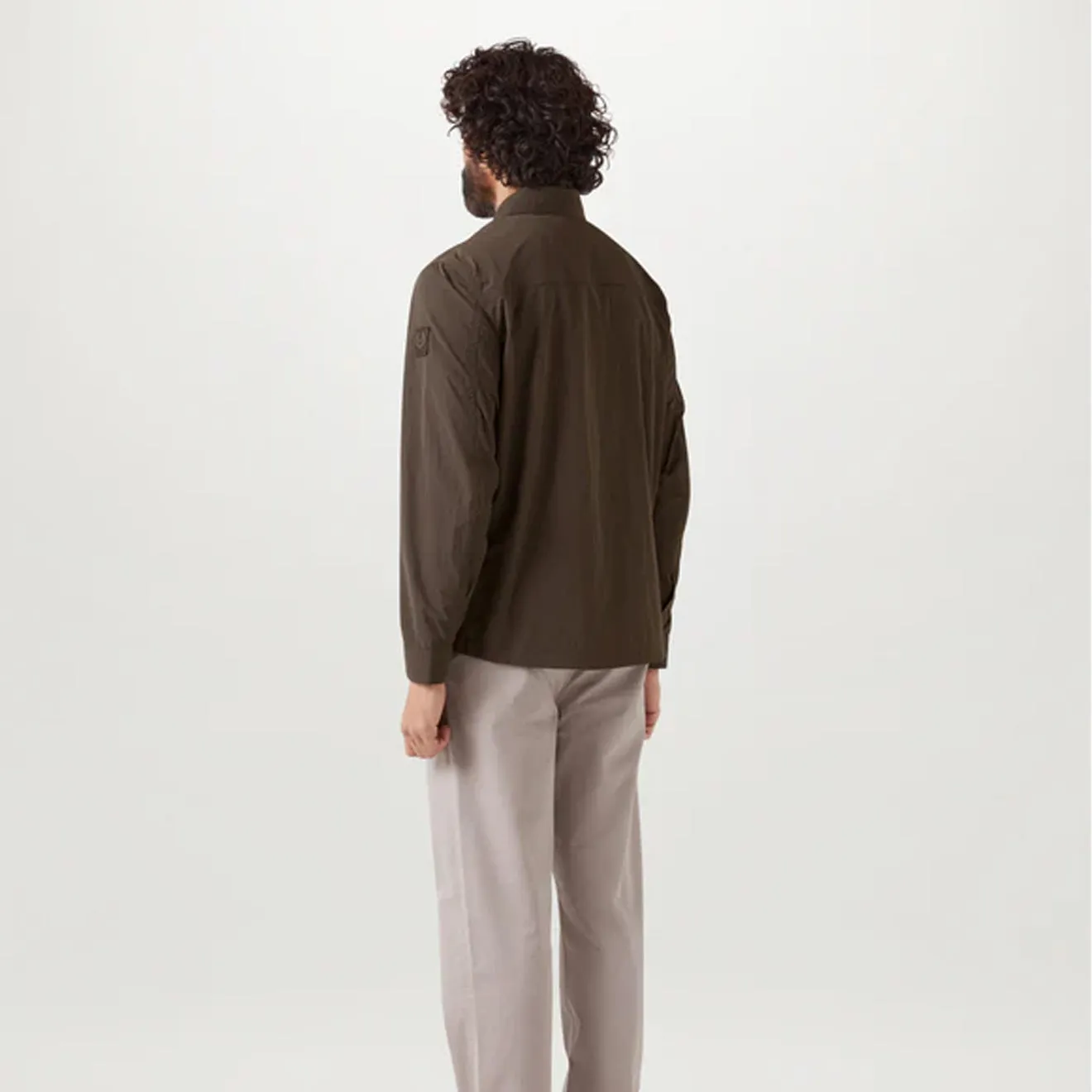 Belstaff Tourer Overshirt Armee-Oliv