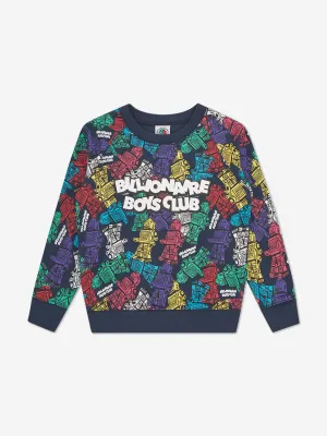 Billionaire Boys Club Kids Robot Sweatshirt in Mehrfarben