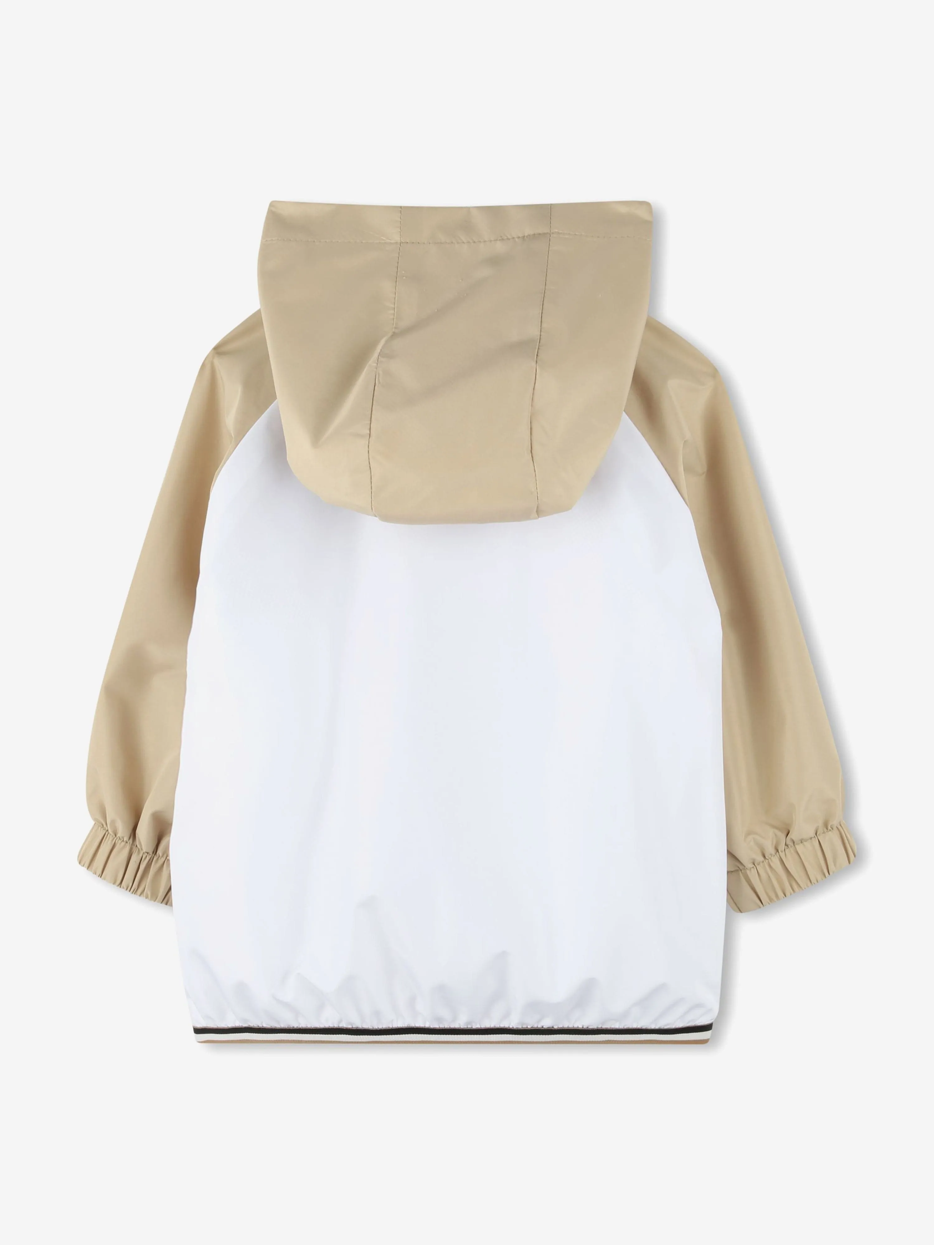 BOSS Baby Jungen Kapuzen-Windjacke in Beige