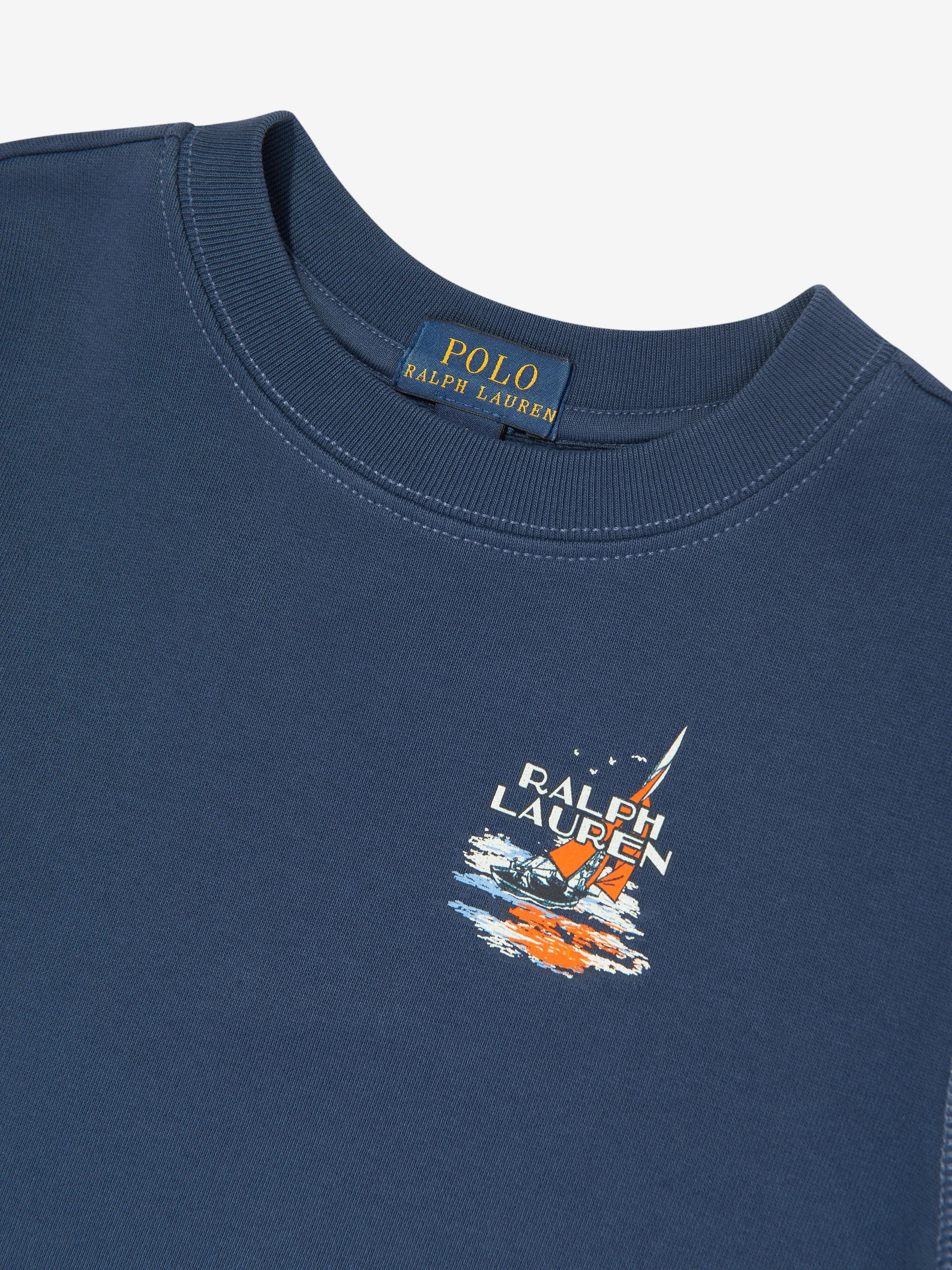 Jungen Marken Sweatshirt in Marineblau