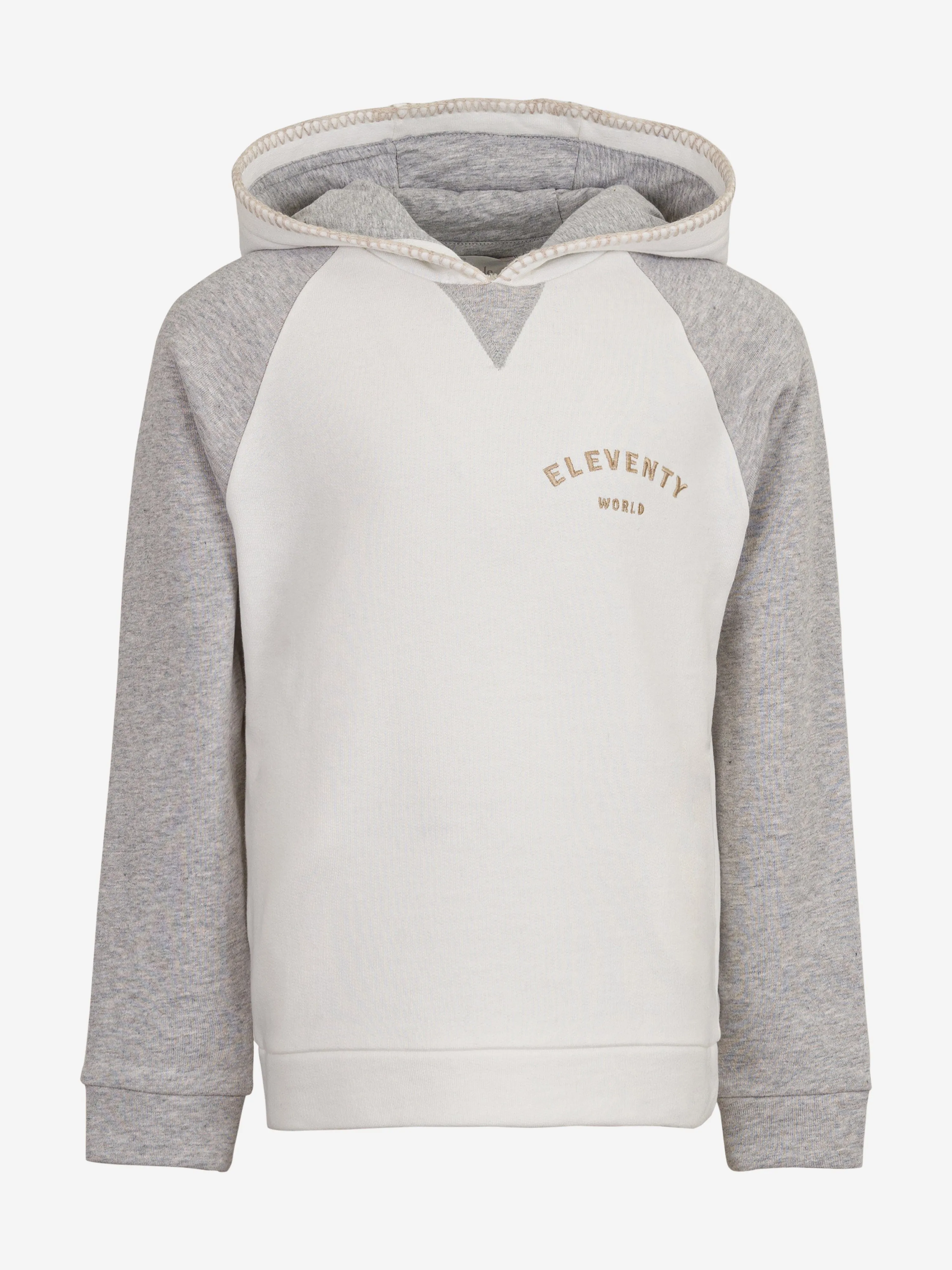 Jungen Baumwoll-Hoodie in Elfenbein