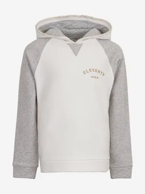 Jungen Baumwoll-Hoodie in Elfenbein