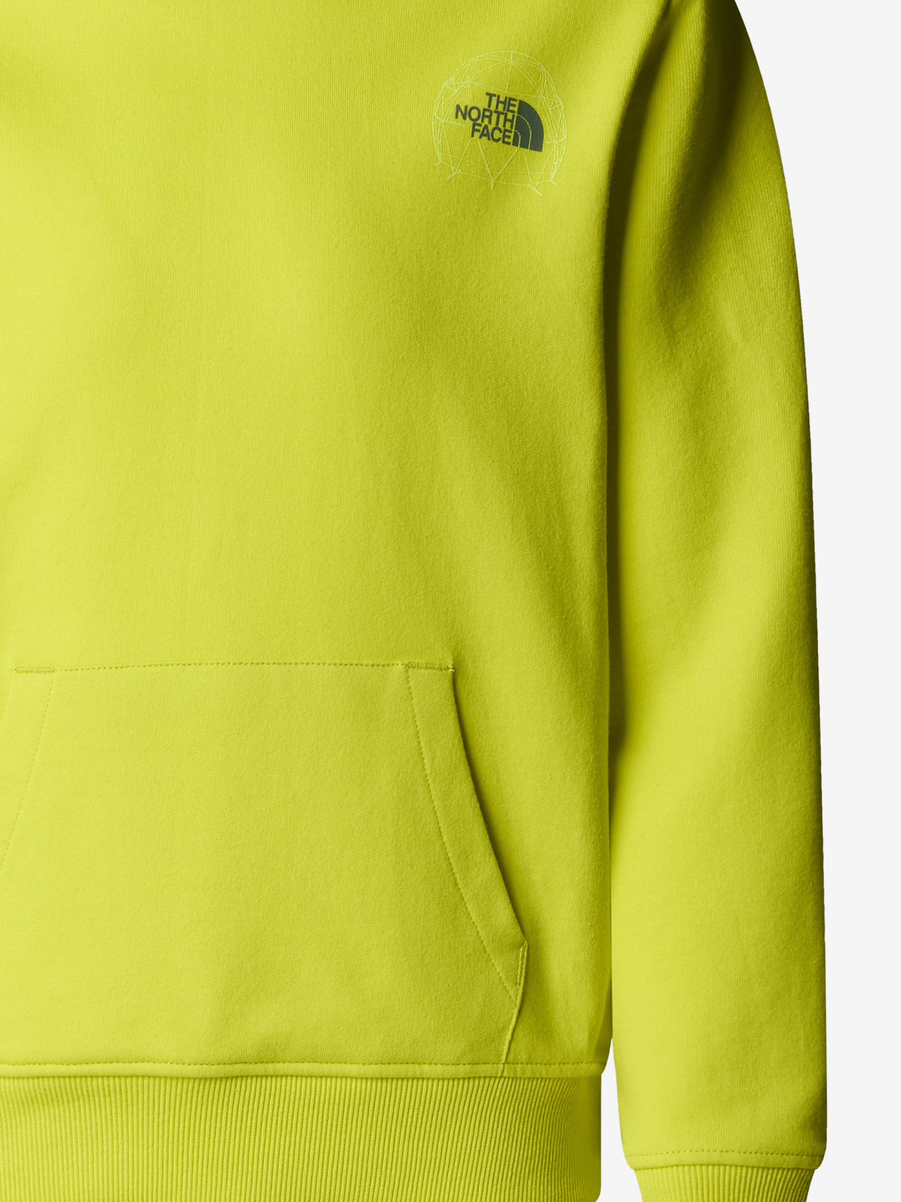Jungen Grafik Hoodie in Gelb mit lockerer Passform