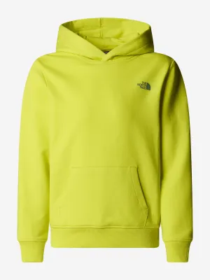 Jungen Grafik Hoodie in Gelb mit lockerer Passform