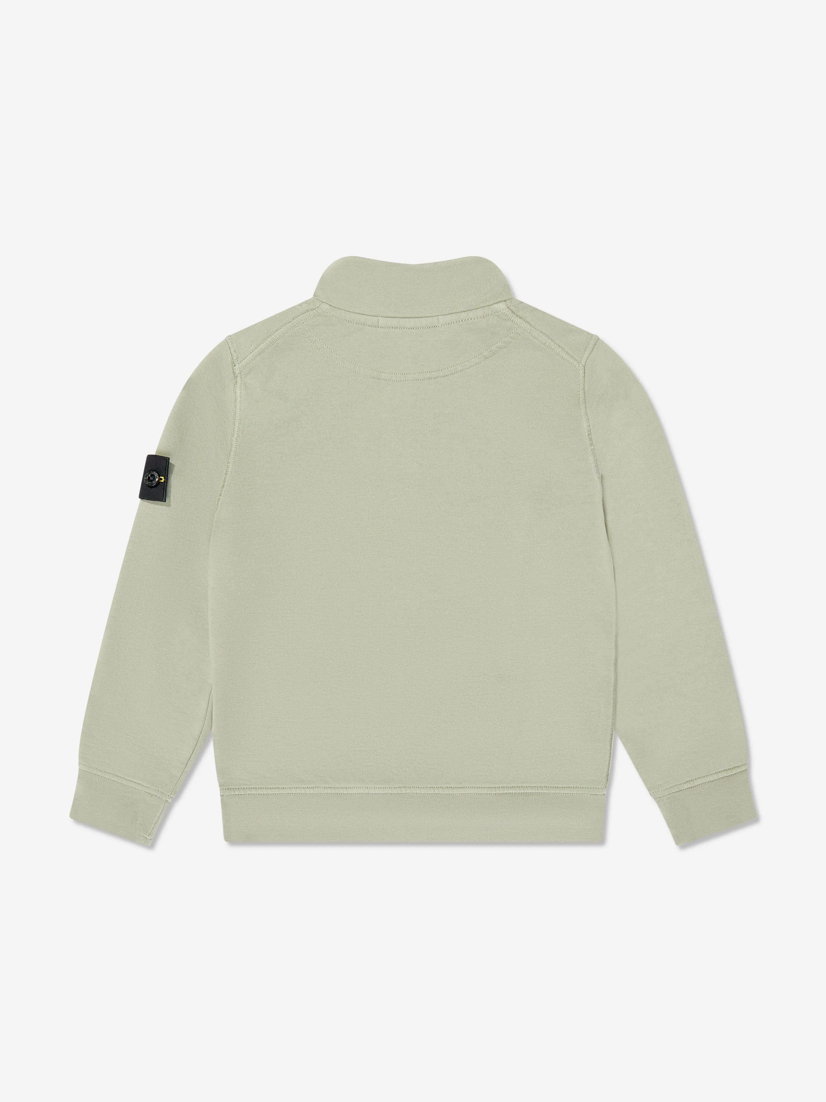 Jungen Halbzip-Pullover in Grün