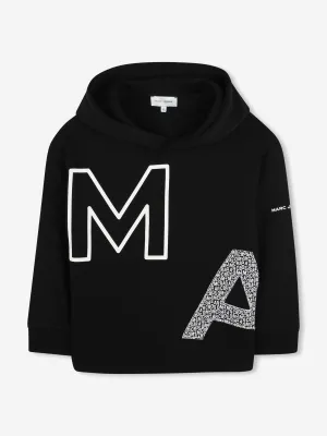 Jungen Logo Hoodie in Schwarz