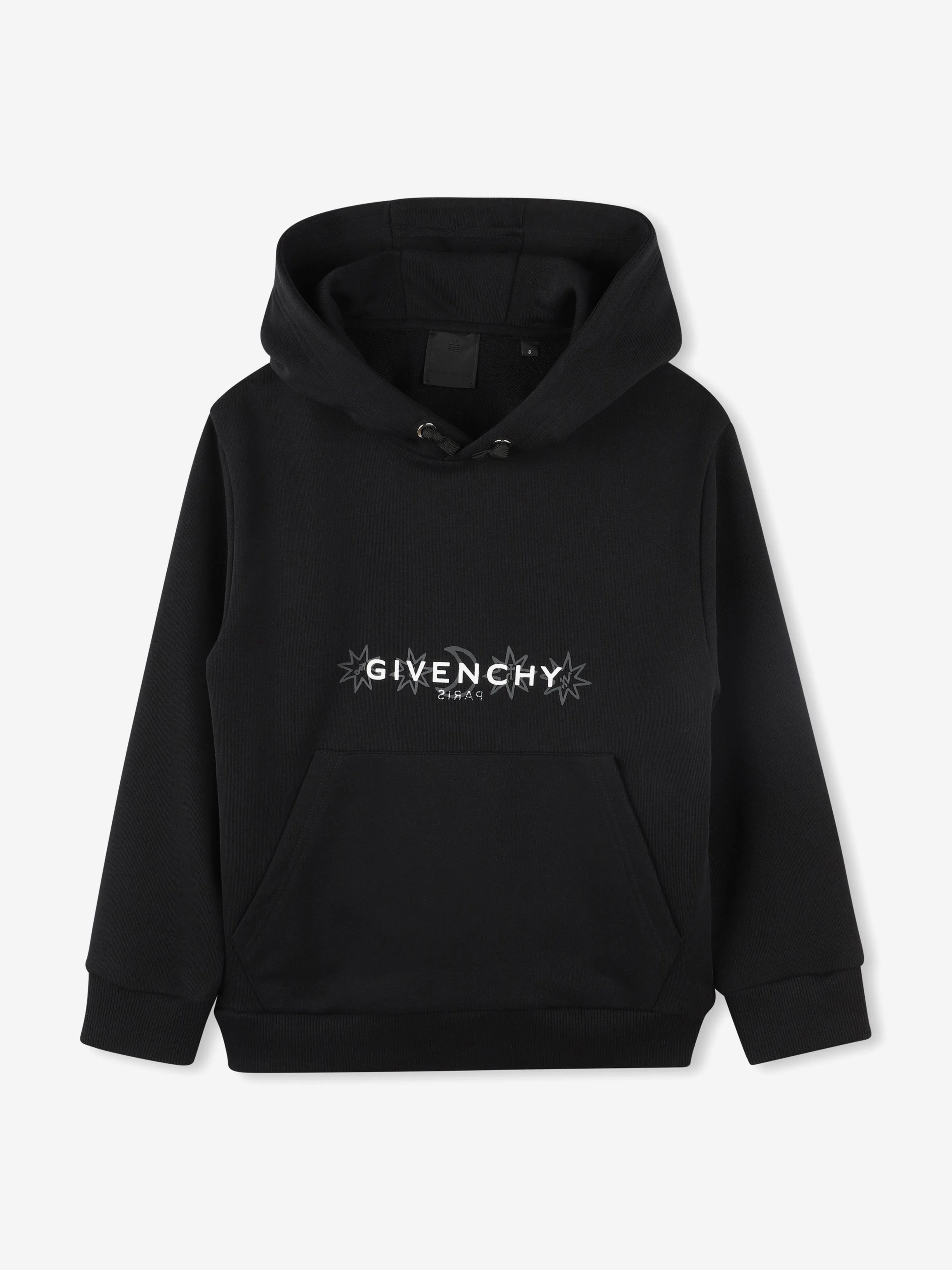 Jungen Logo Hoodie in Schwarz
